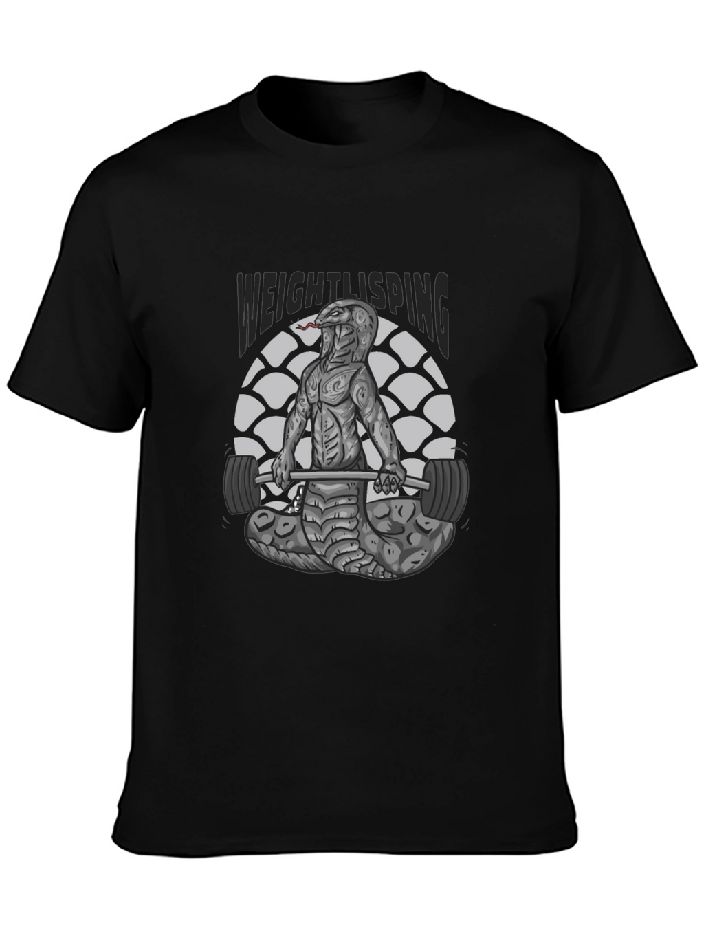 Weightlifting Snake T-Shirt - Cobra Gym Tee