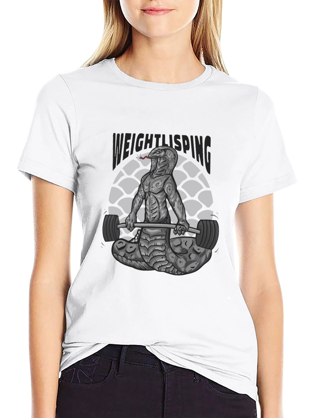 Weightlifting Snake T-Shirt - Cobra Gym Tee