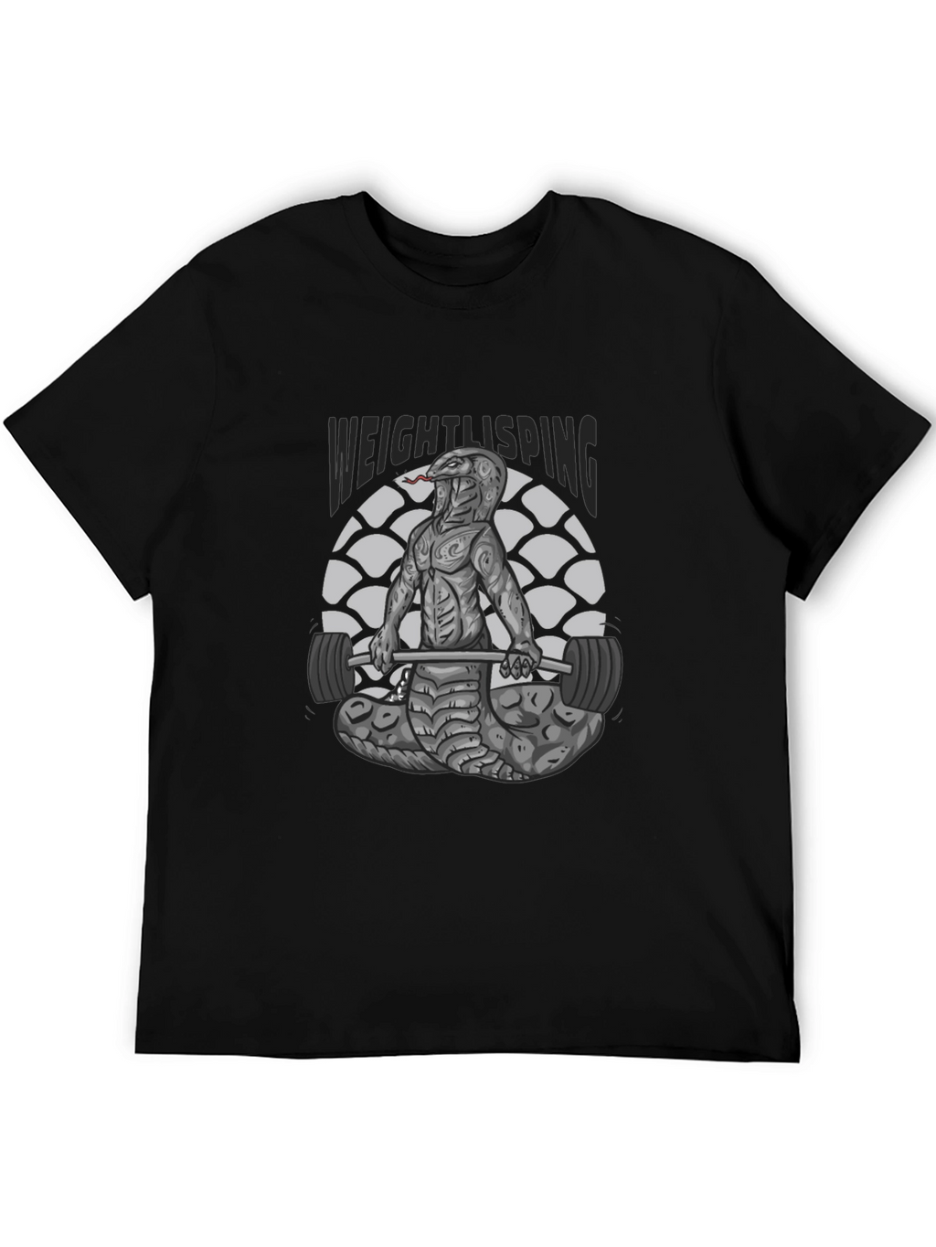 Weightlifting Snake T-Shirt - Cobra Gym Tee