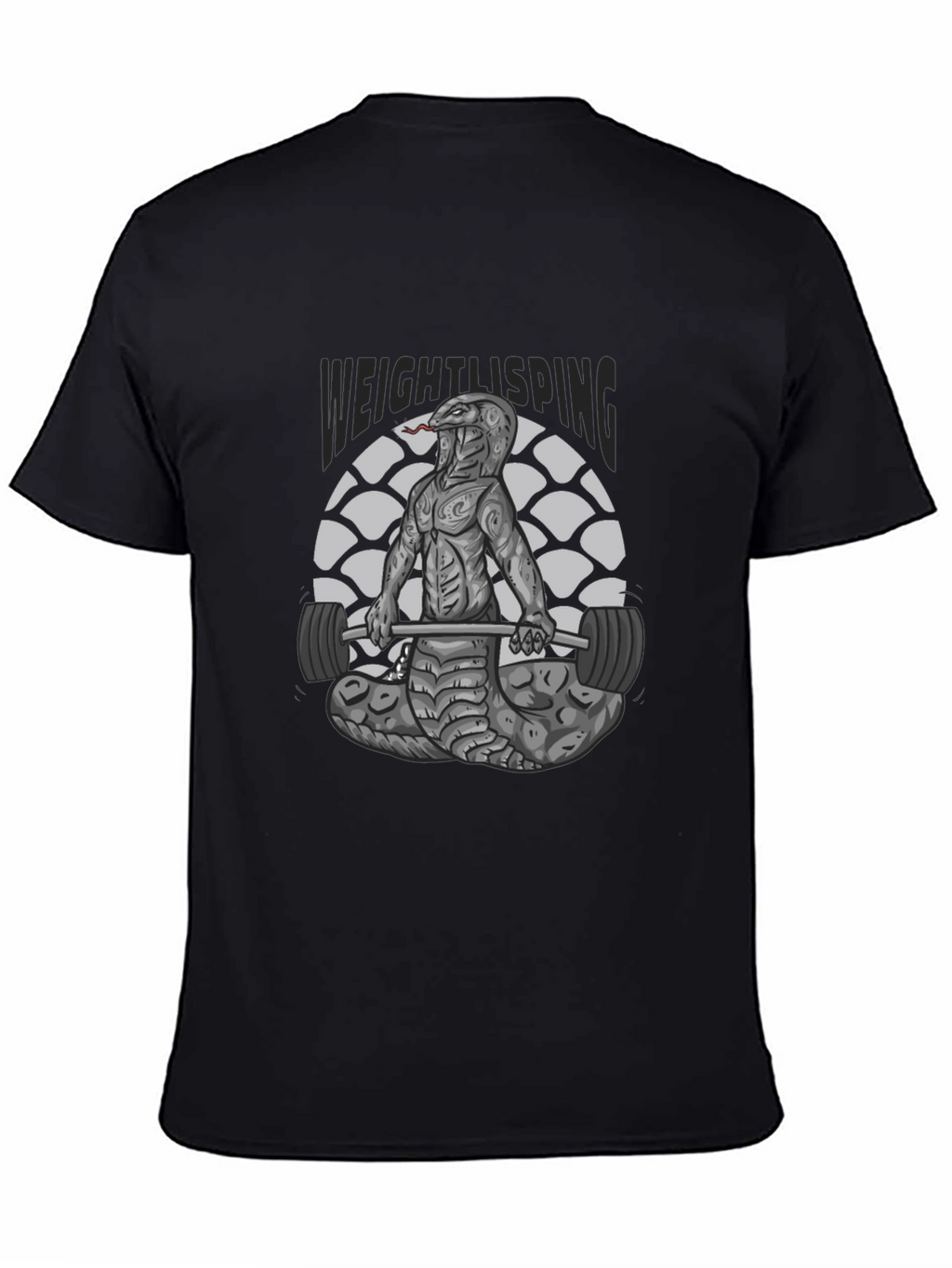 Weightlifting Snake T-Shirt - Cobra Gym Tee