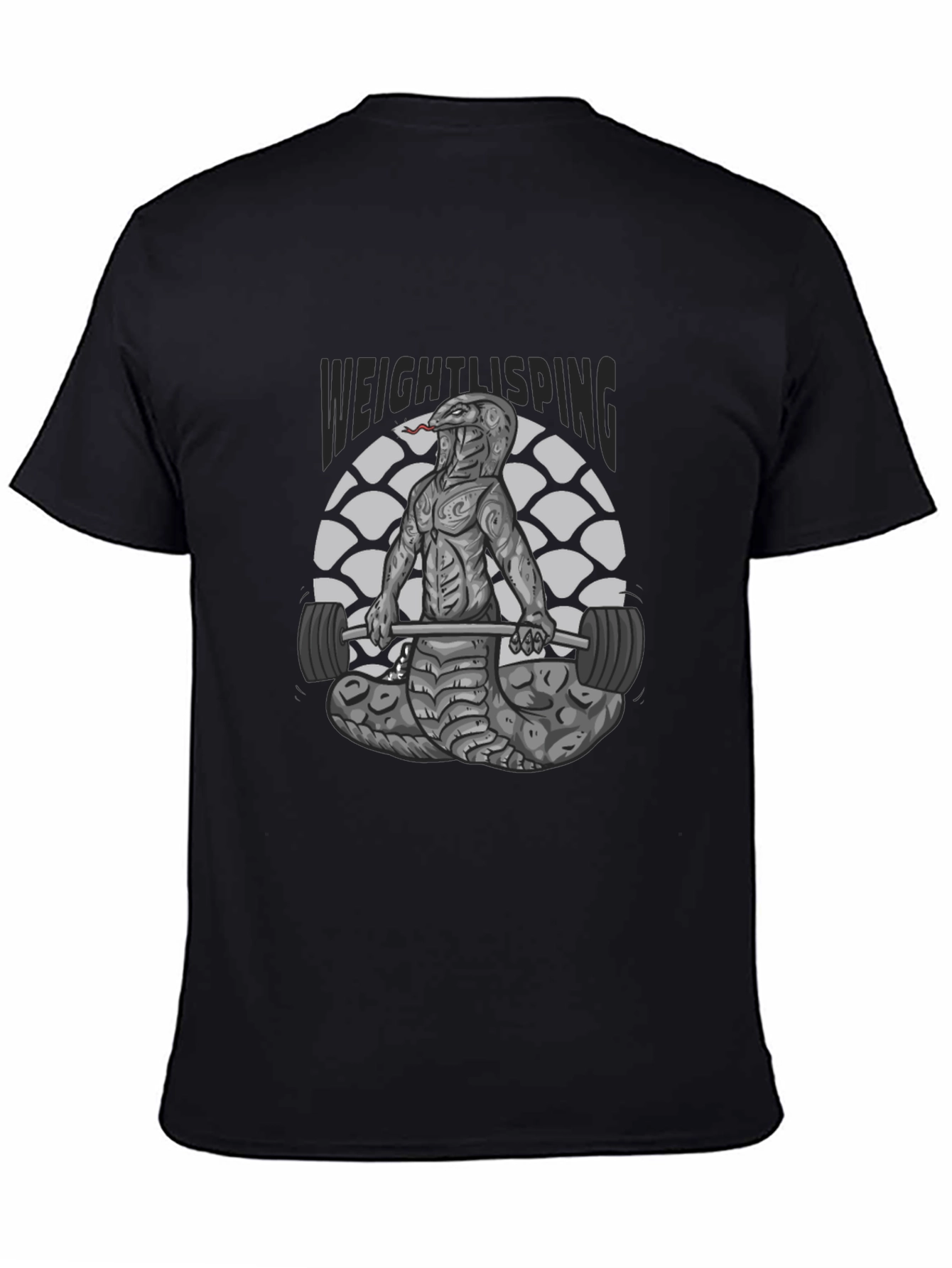Weightlifting Snake T-Shirt - Cobra Gym Tee