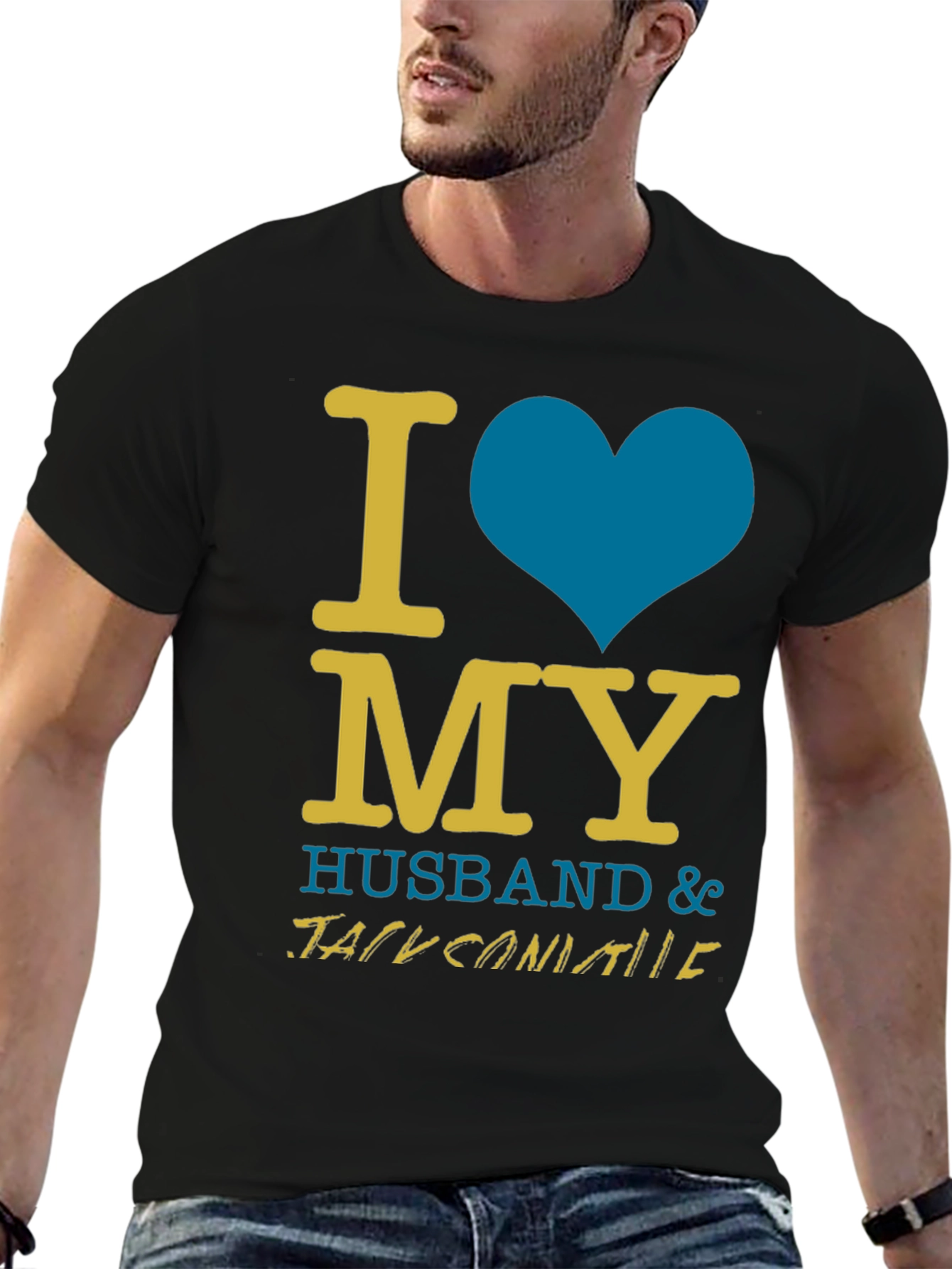 I Love My Husband T-Shirt - Jacksonville Fan Apparel