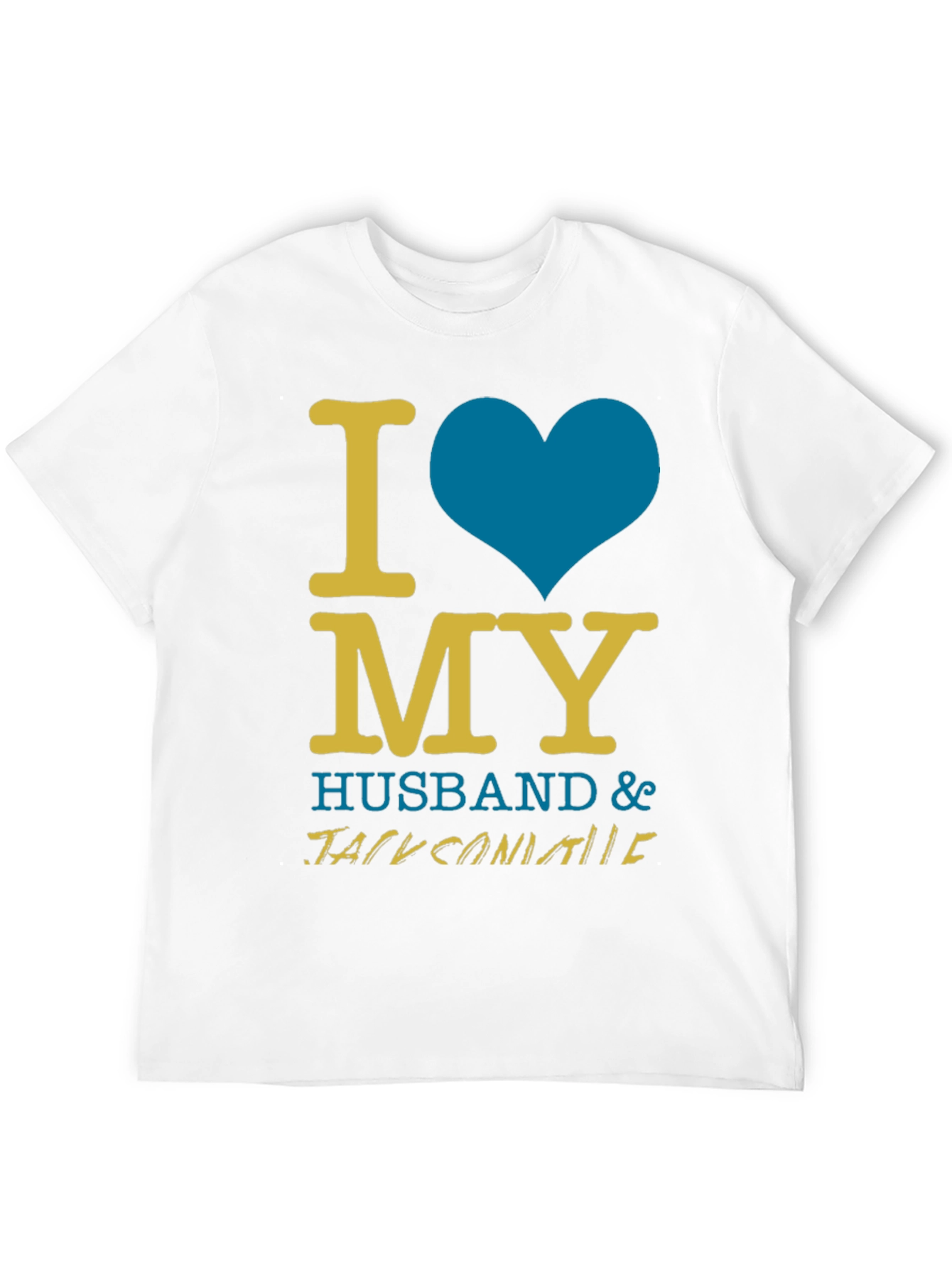 I Love My Husband T-Shirt - Jacksonville Fan Apparel