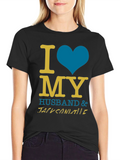 I Love My Husband T-Shirt - Jacksonville Fan Apparel