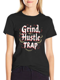 Grind Hustle Trap T-Shirt Black