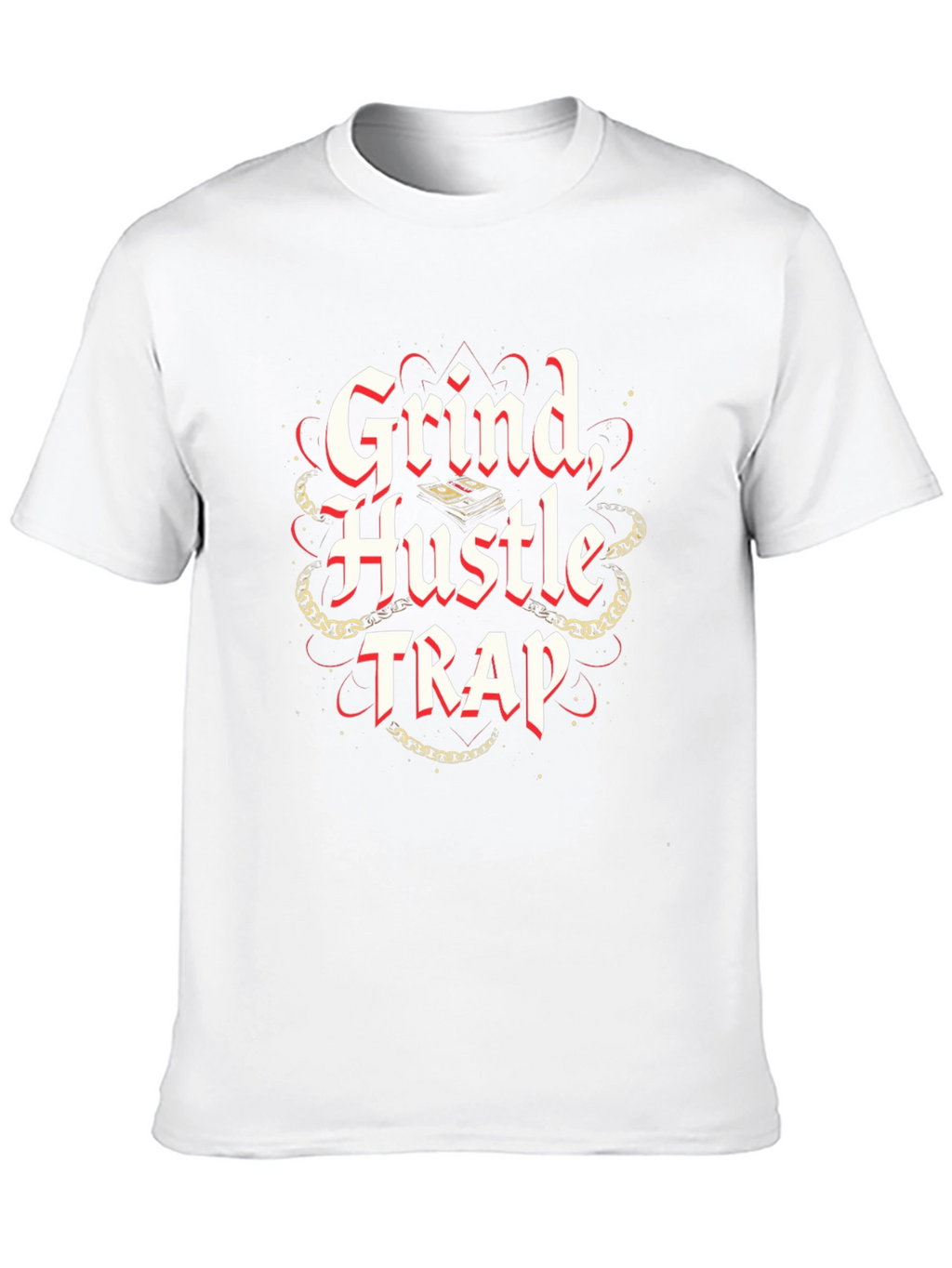 Grind Hustle Trap T-Shirt Black