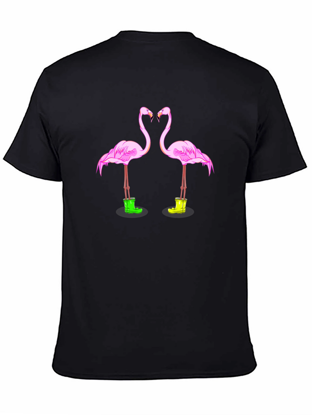 Flamingo Boots Graphic T-Shirt