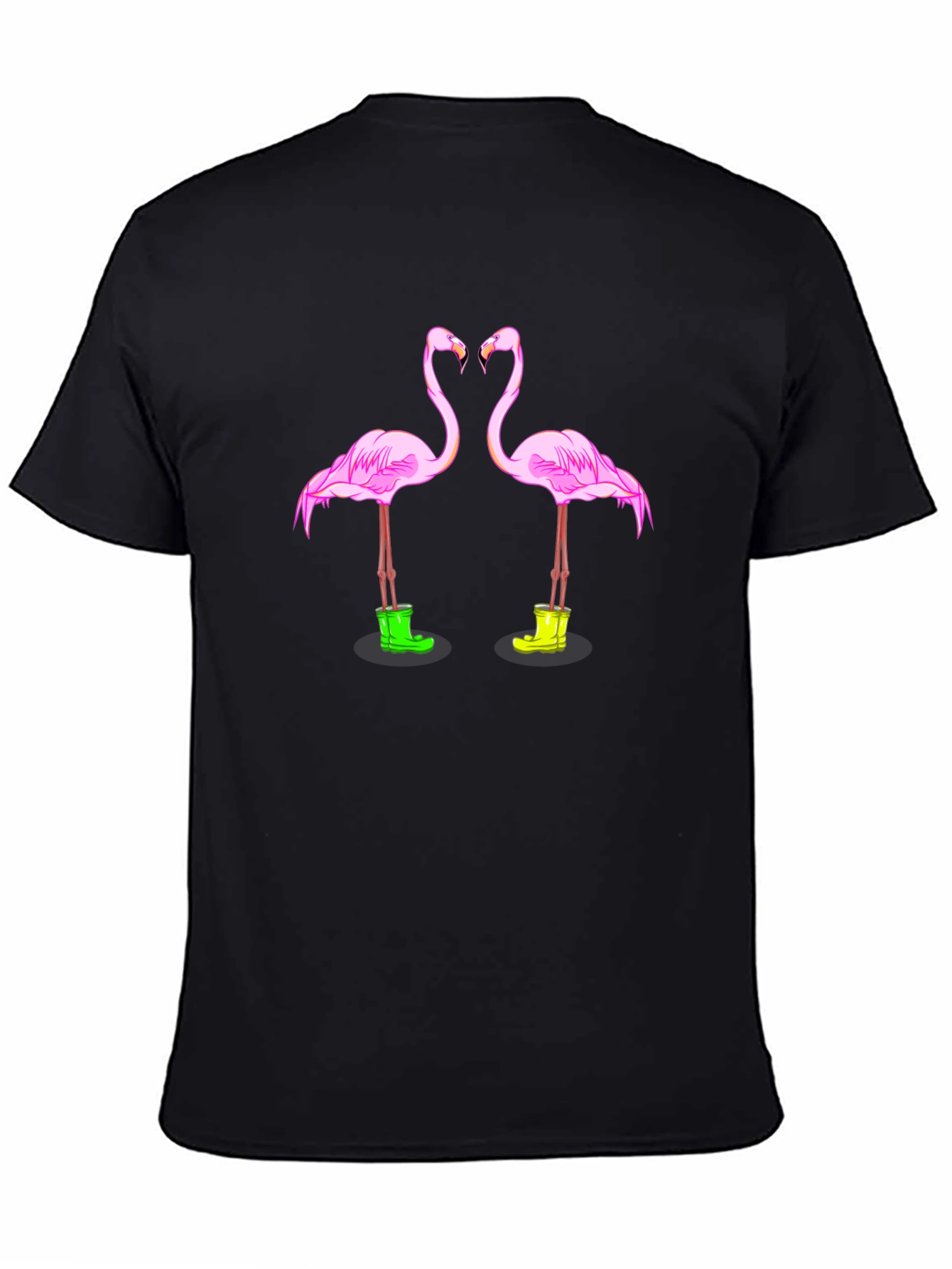 Flamingo Boots Graphic T-Shirt