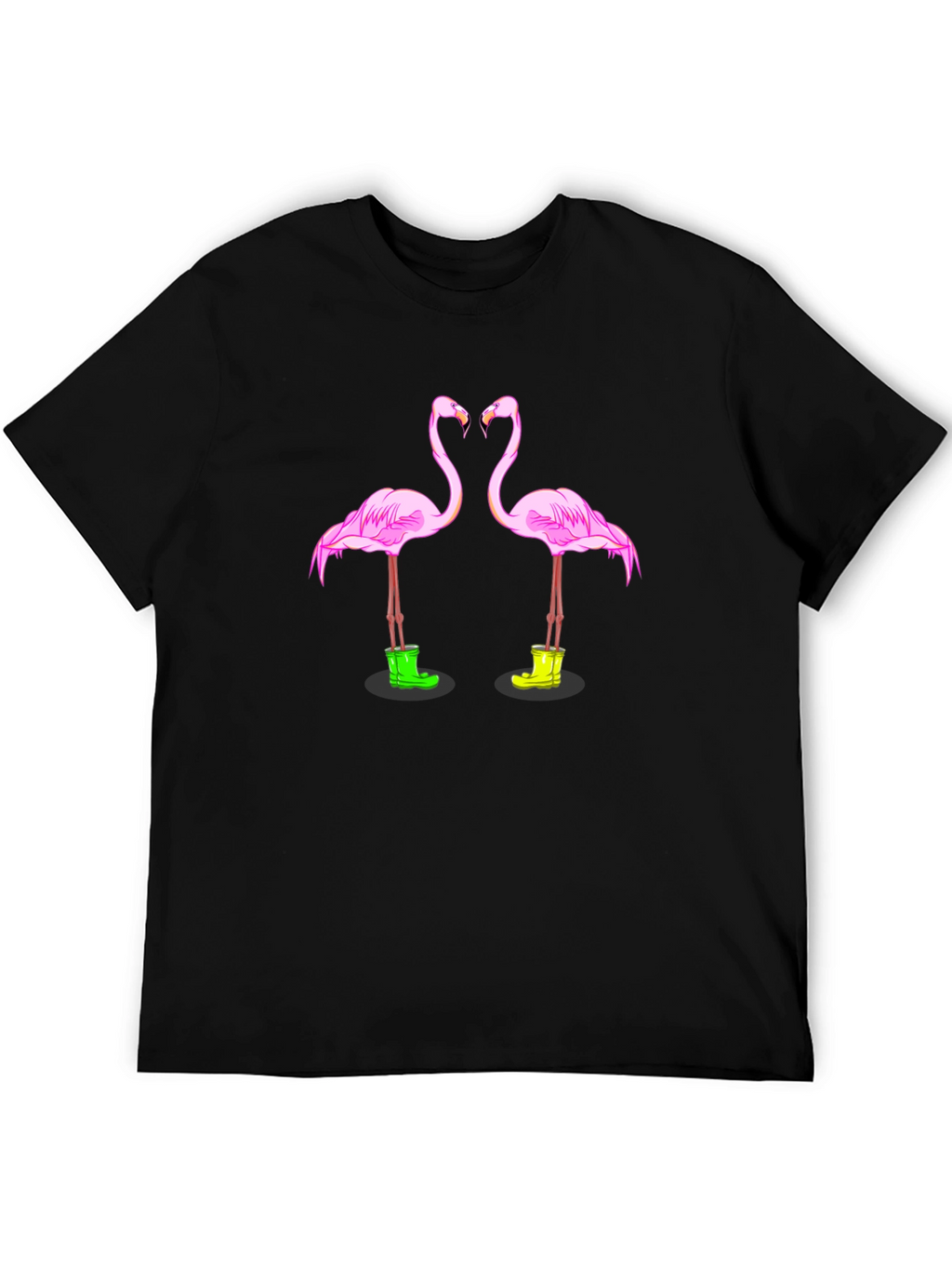 Flamingo Boots Graphic T-Shirt