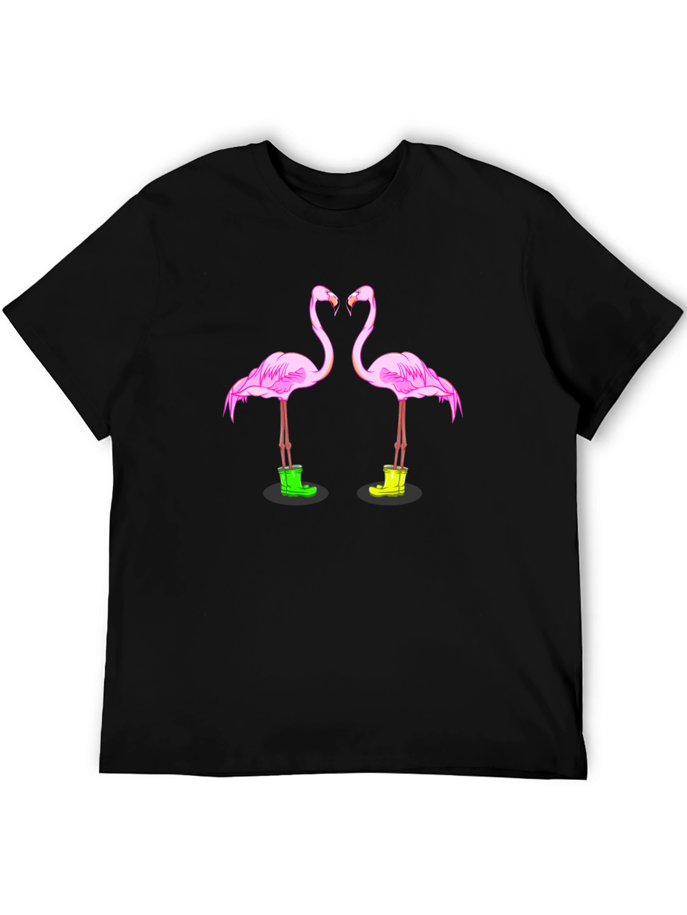 Flamingo Boots Graphic T-Shirt