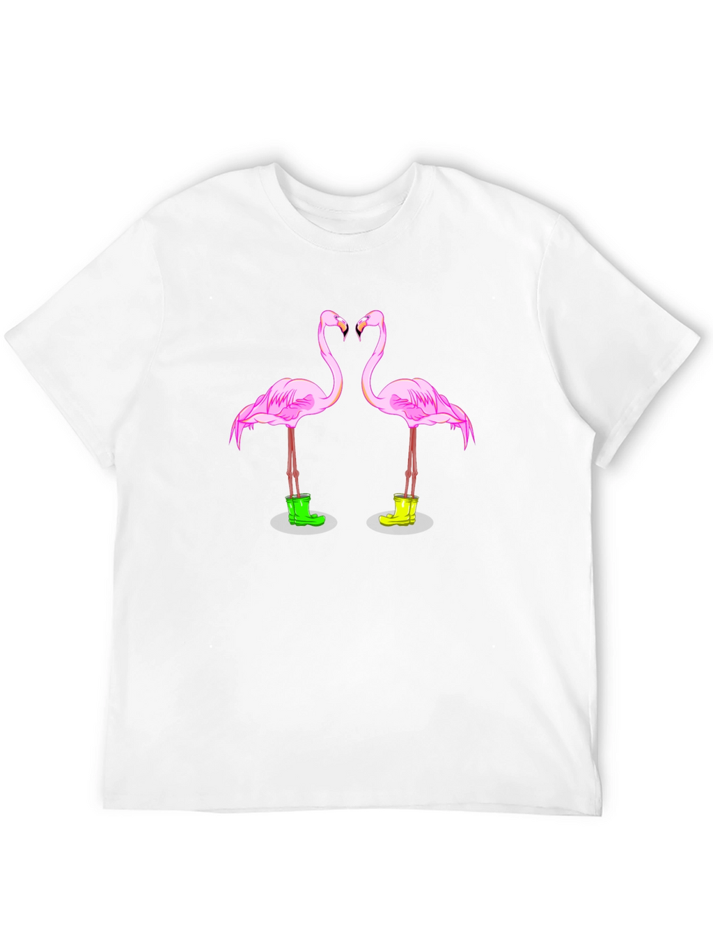 Flamingo Boots Graphic T-Shirt