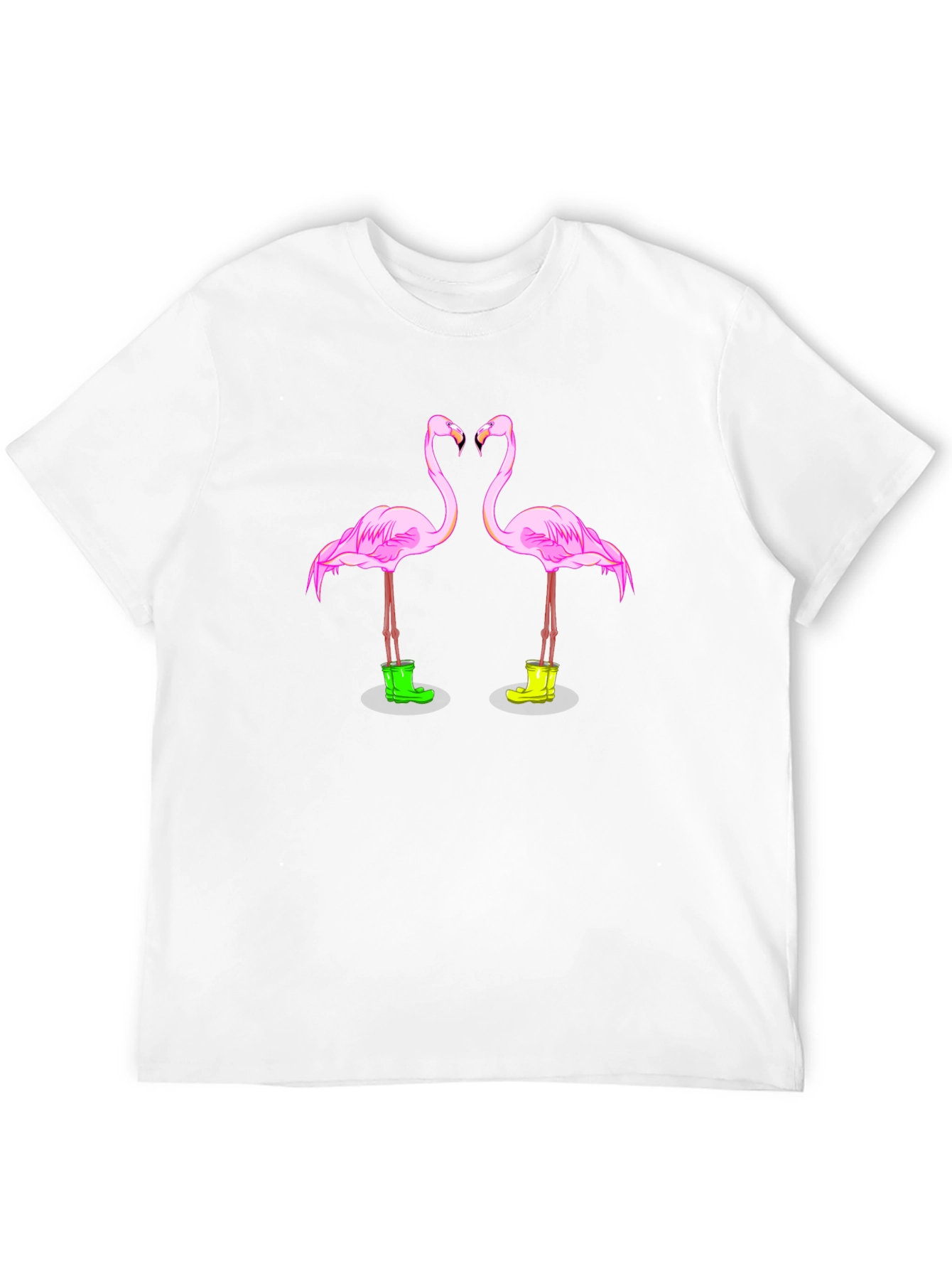 Flamingo Boots Graphic T-Shirt