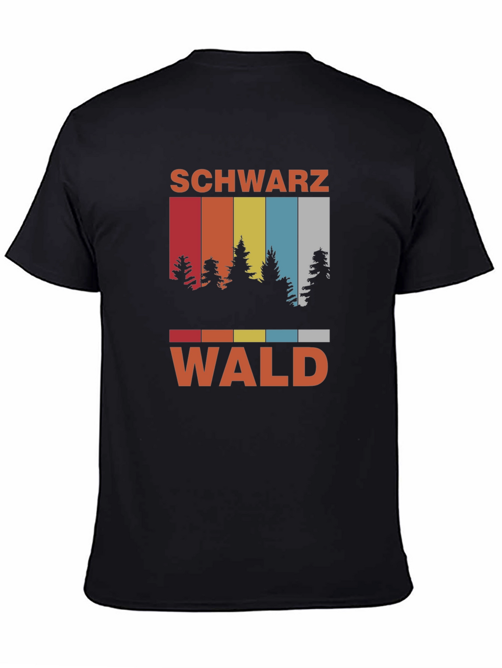 Schwarzwald T-Shirt - Retro Forest Design
