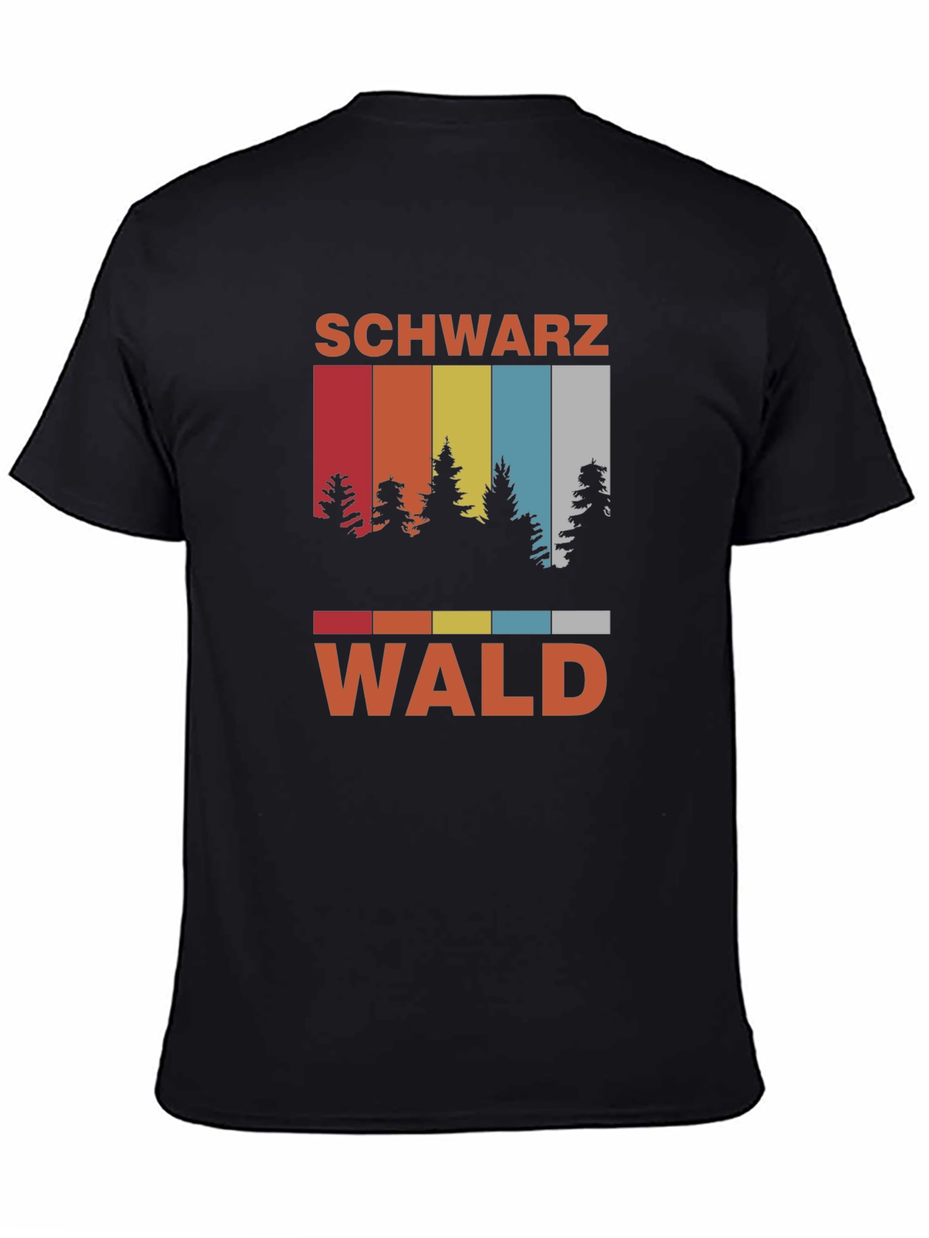 Schwarzwald T-Shirt - Retro Forest Design
