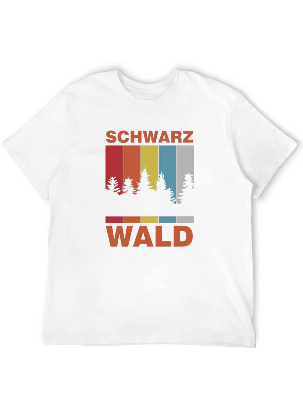 Schwarzwald T-Shirt - Retro Forest Design
