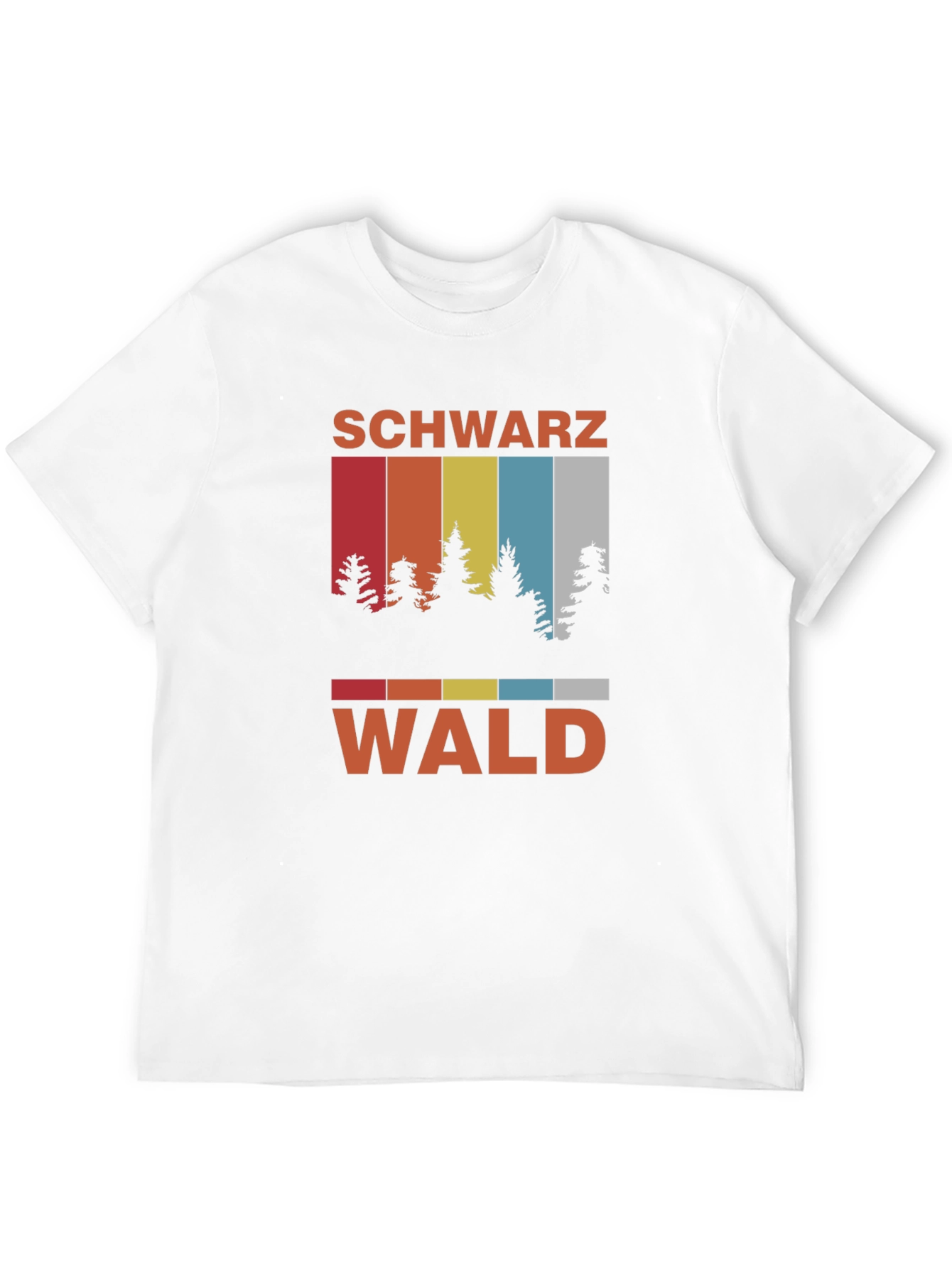 Schwarzwald T-Shirt - Retro Forest Design