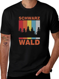 Schwarzwald T-Shirt - Retro Forest Design