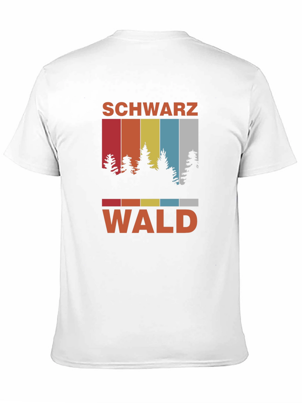 Schwarzwald T-Shirt - Retro Forest Design