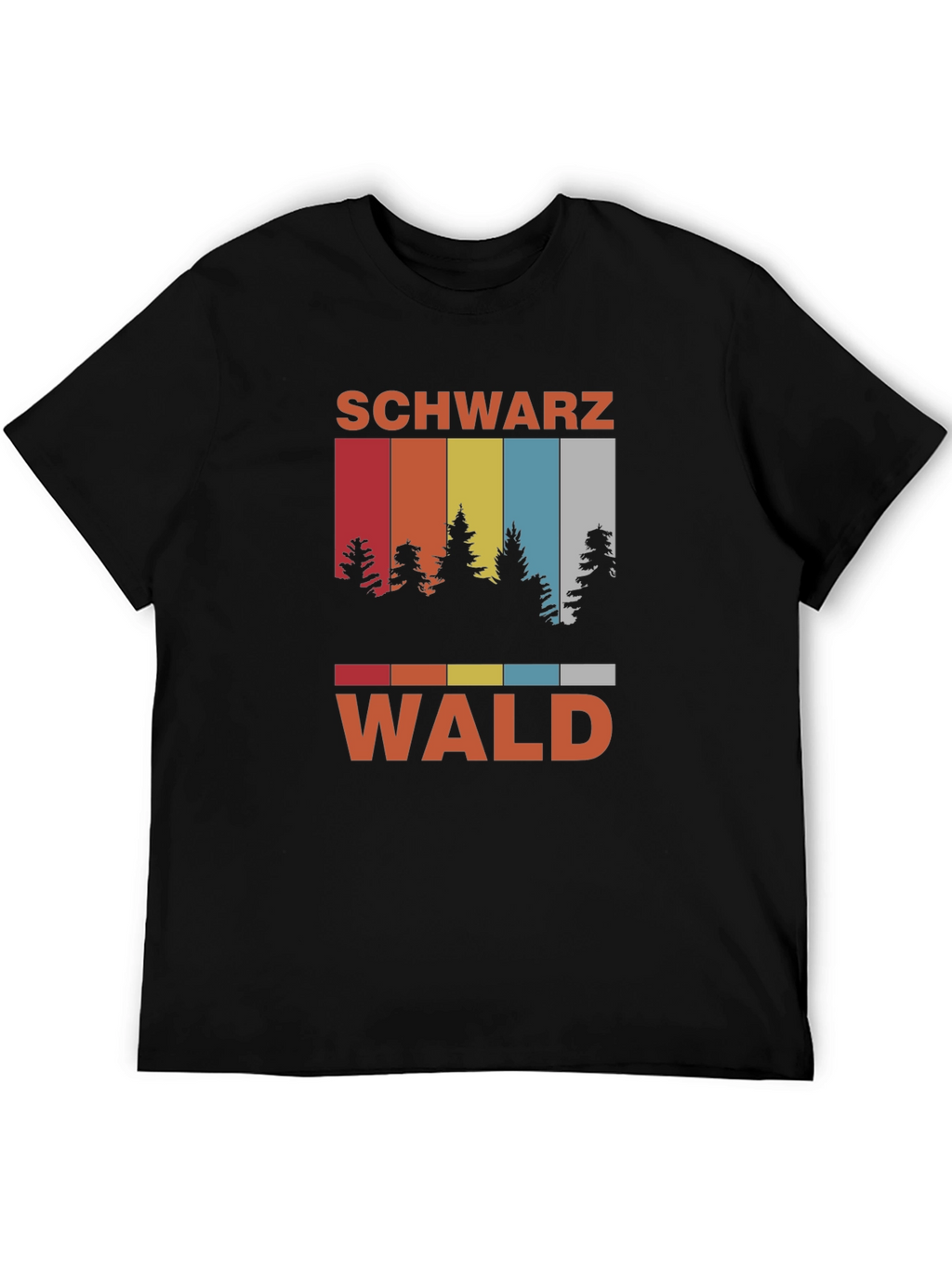 Schwarzwald T-Shirt - Retro Forest Design