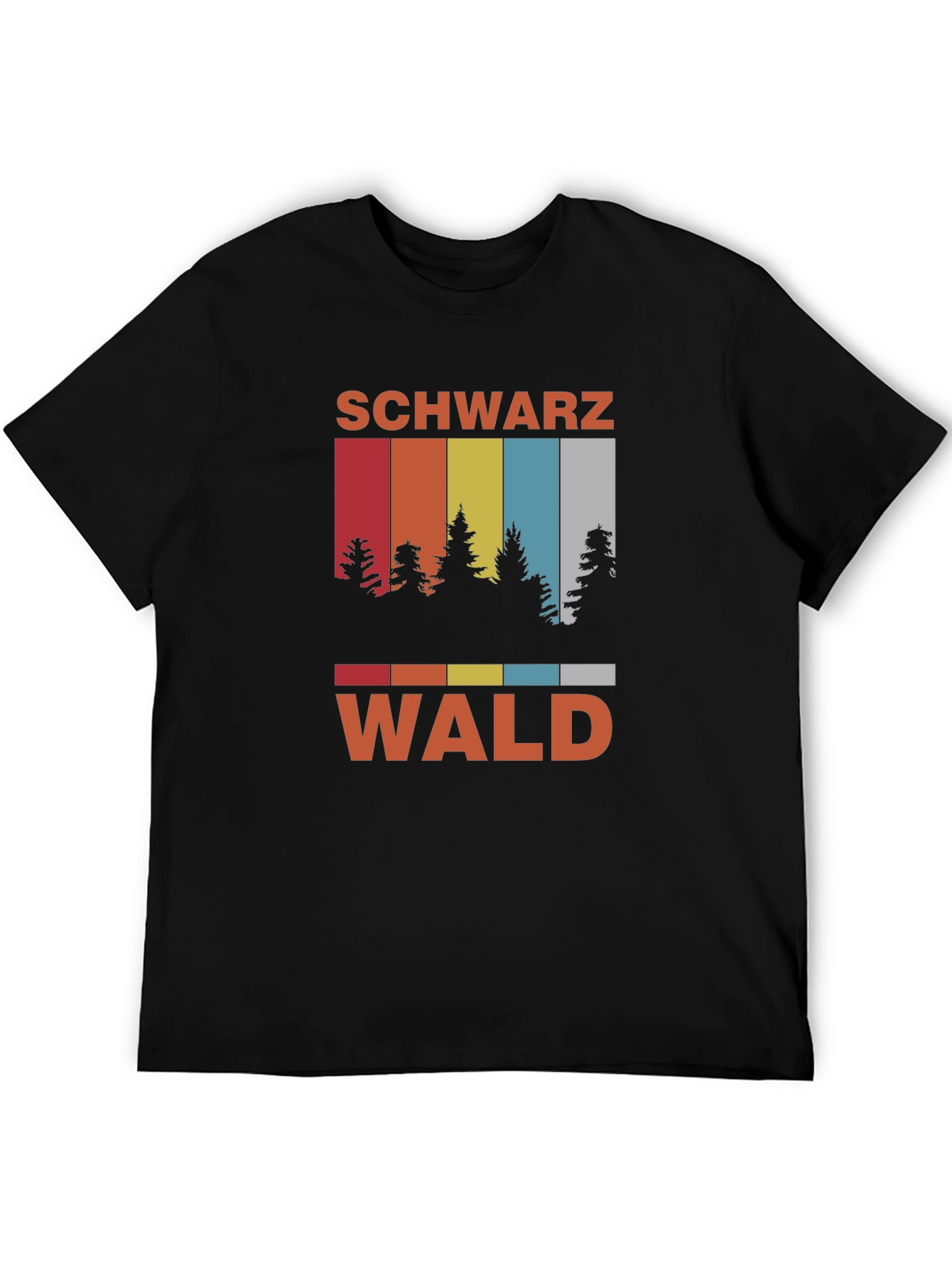 Schwarzwald T-Shirt - Retro Forest Design