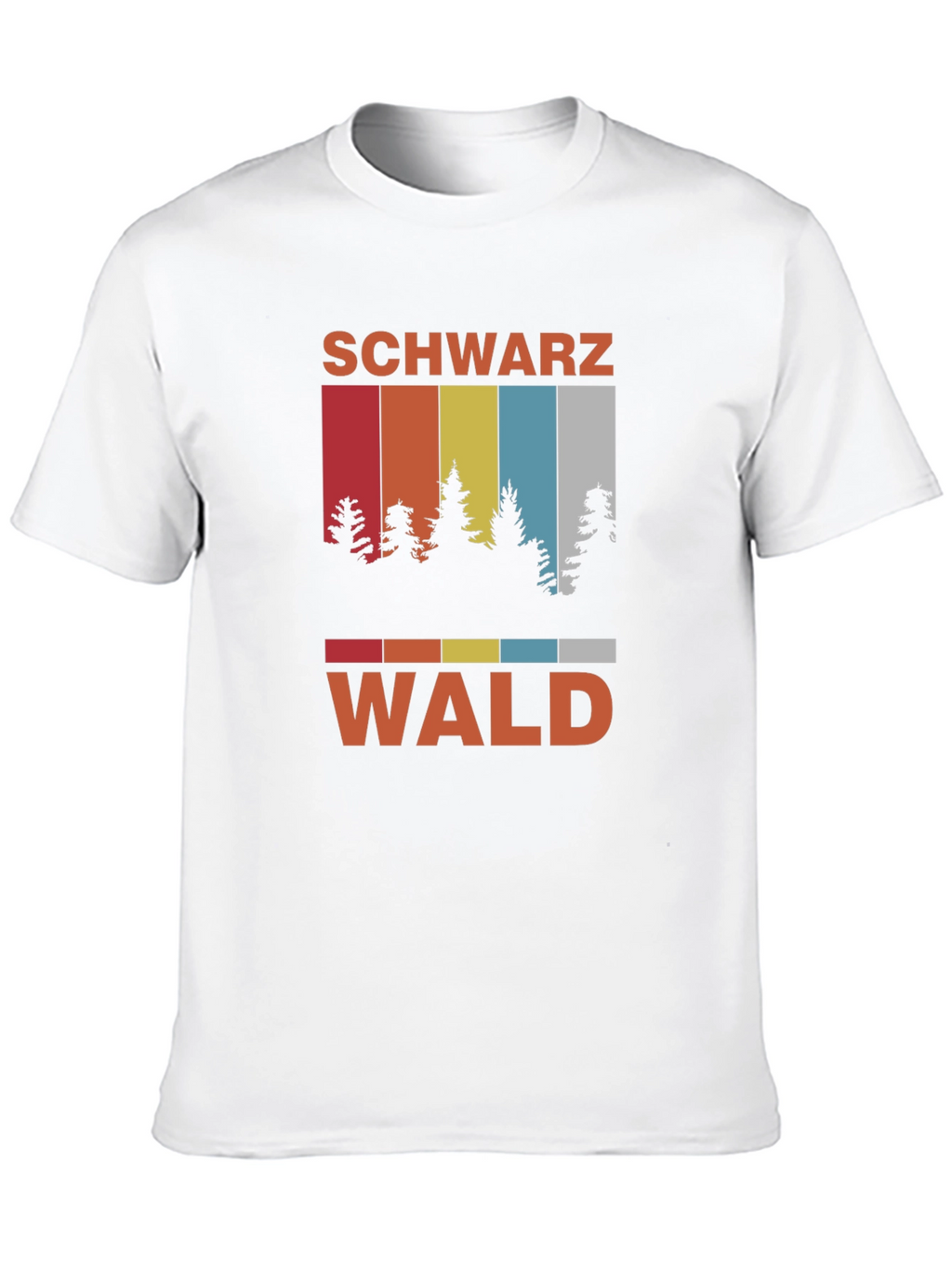 Schwarzwald T-Shirt - Retro Forest Design