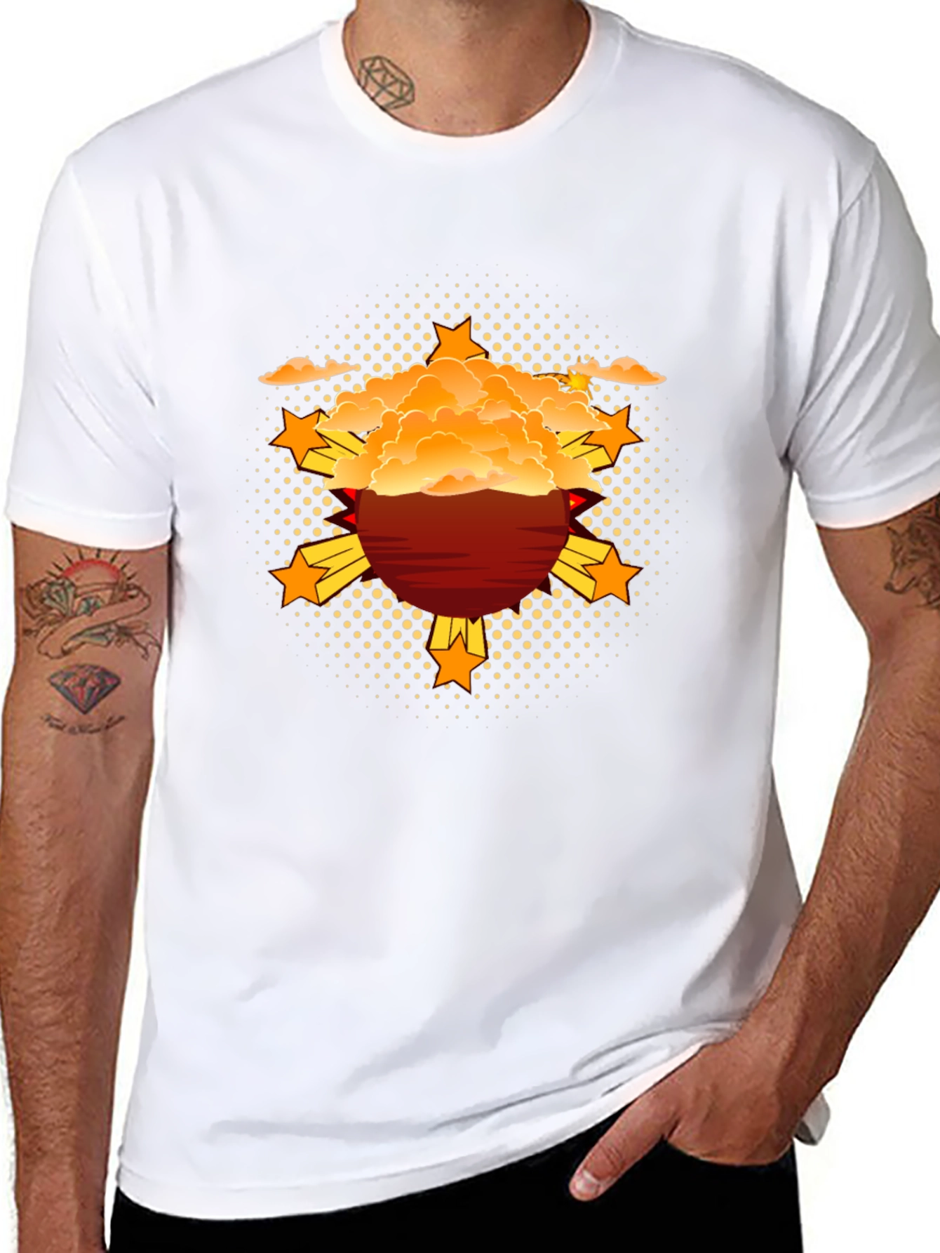 Filipino Pride T-Shirt - Sun & Stars Design