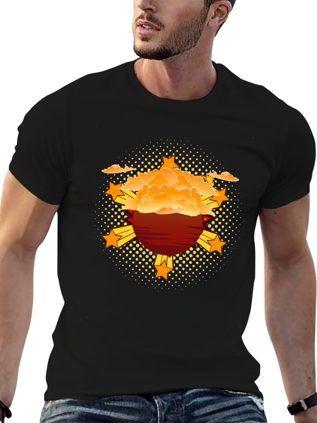 Filipino Pride T-Shirt - Sun & Stars Design