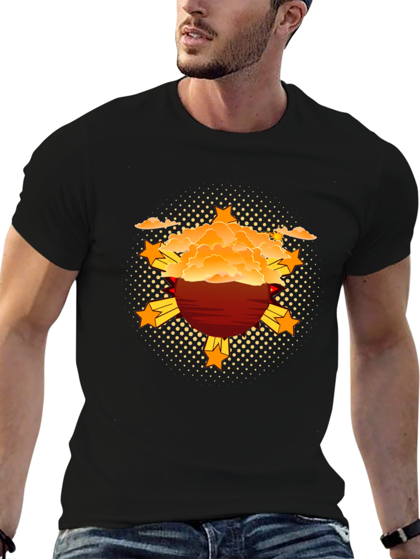 Filipino Pride T-Shirt - Sun & Stars Design