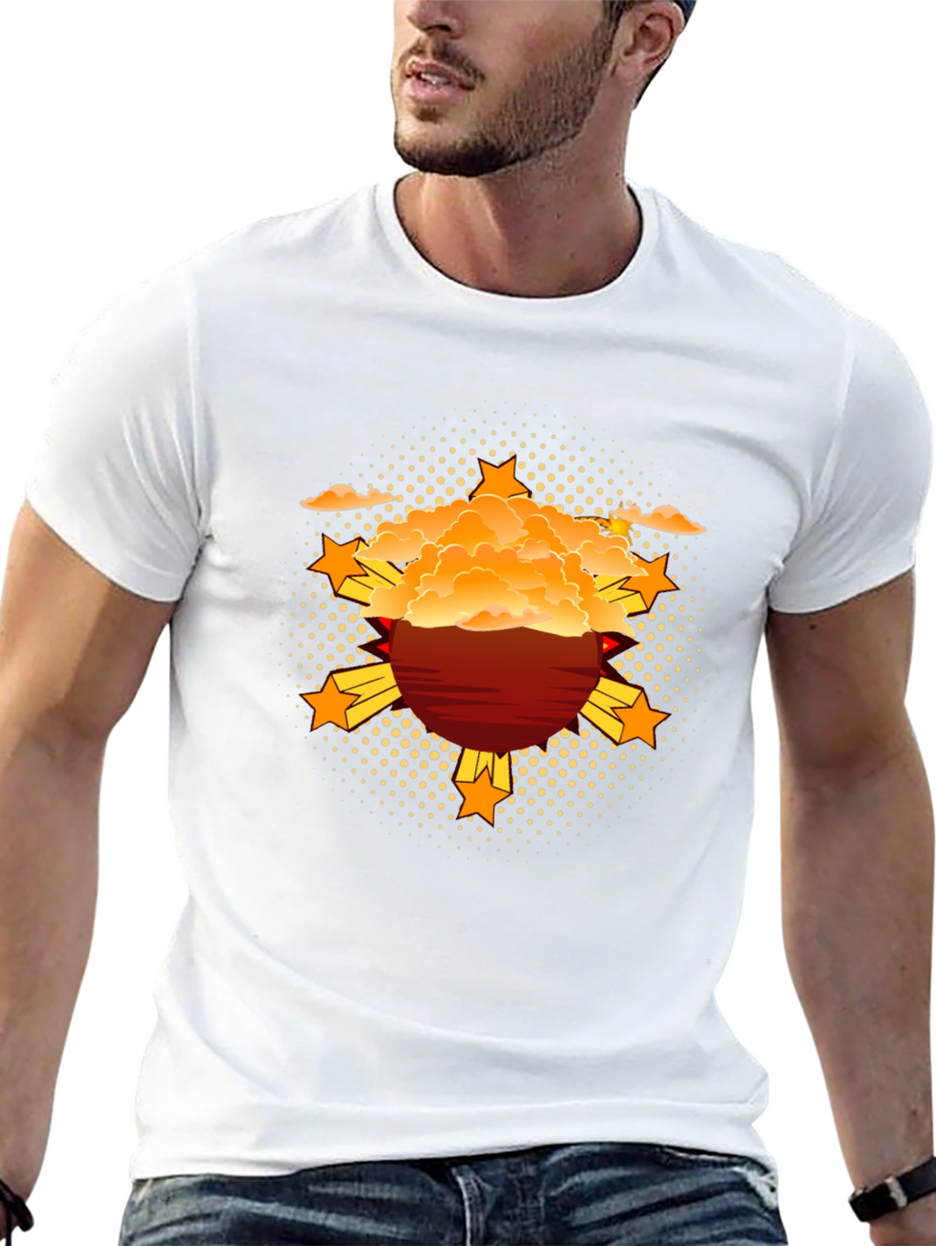 Filipino Pride T-Shirt - Sun & Stars Design