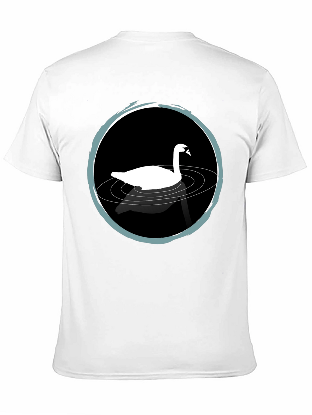 Swan Lake T-Shirt - Elegant Black Tee