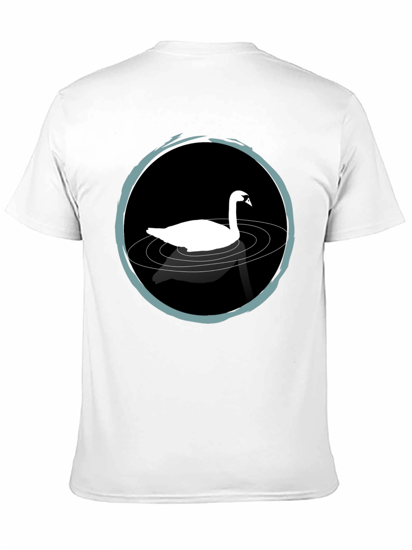 Swan Lake T-Shirt - Elegant Black Tee