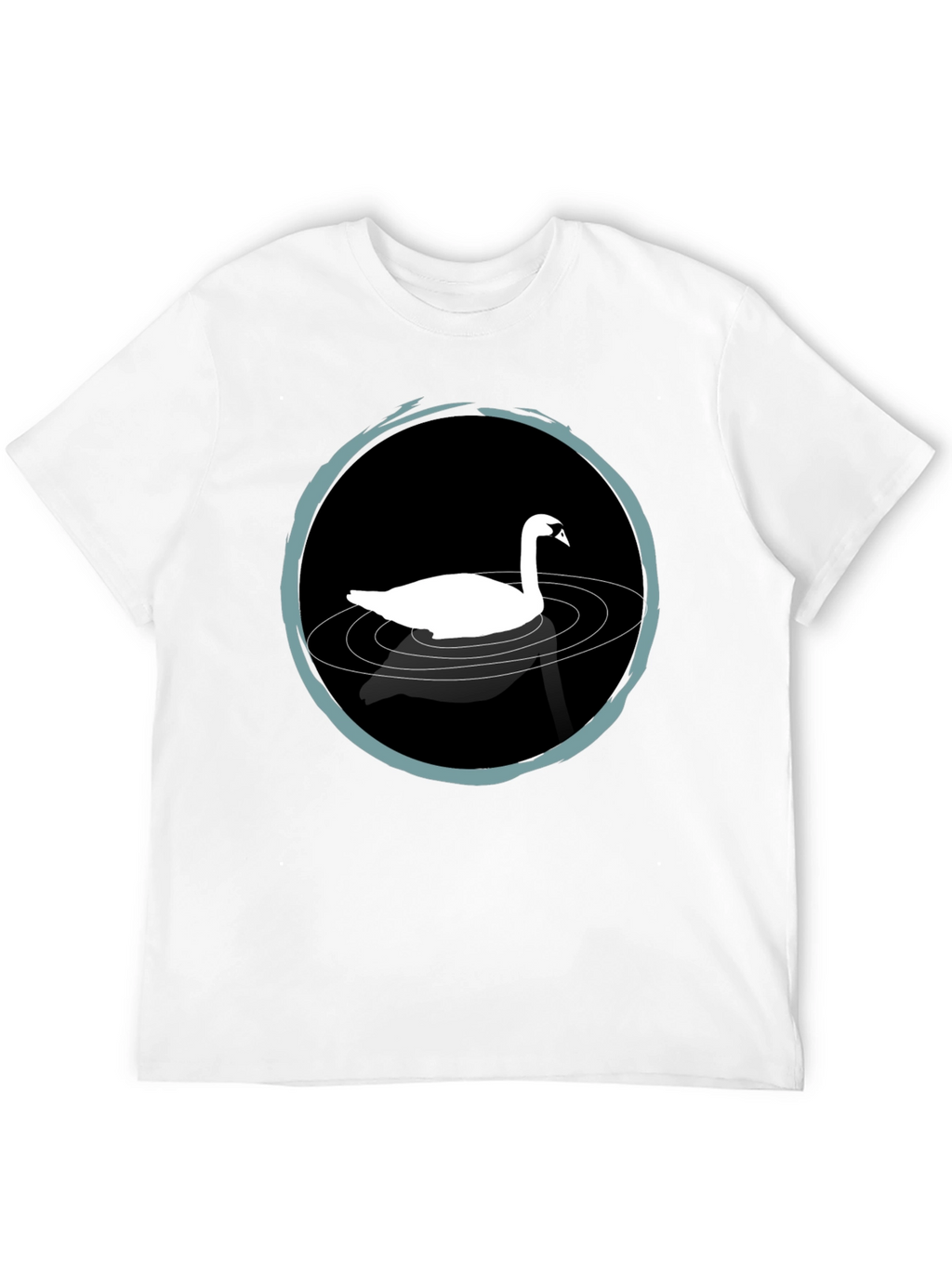 Swan Lake T-Shirt - Elegant Black Tee
