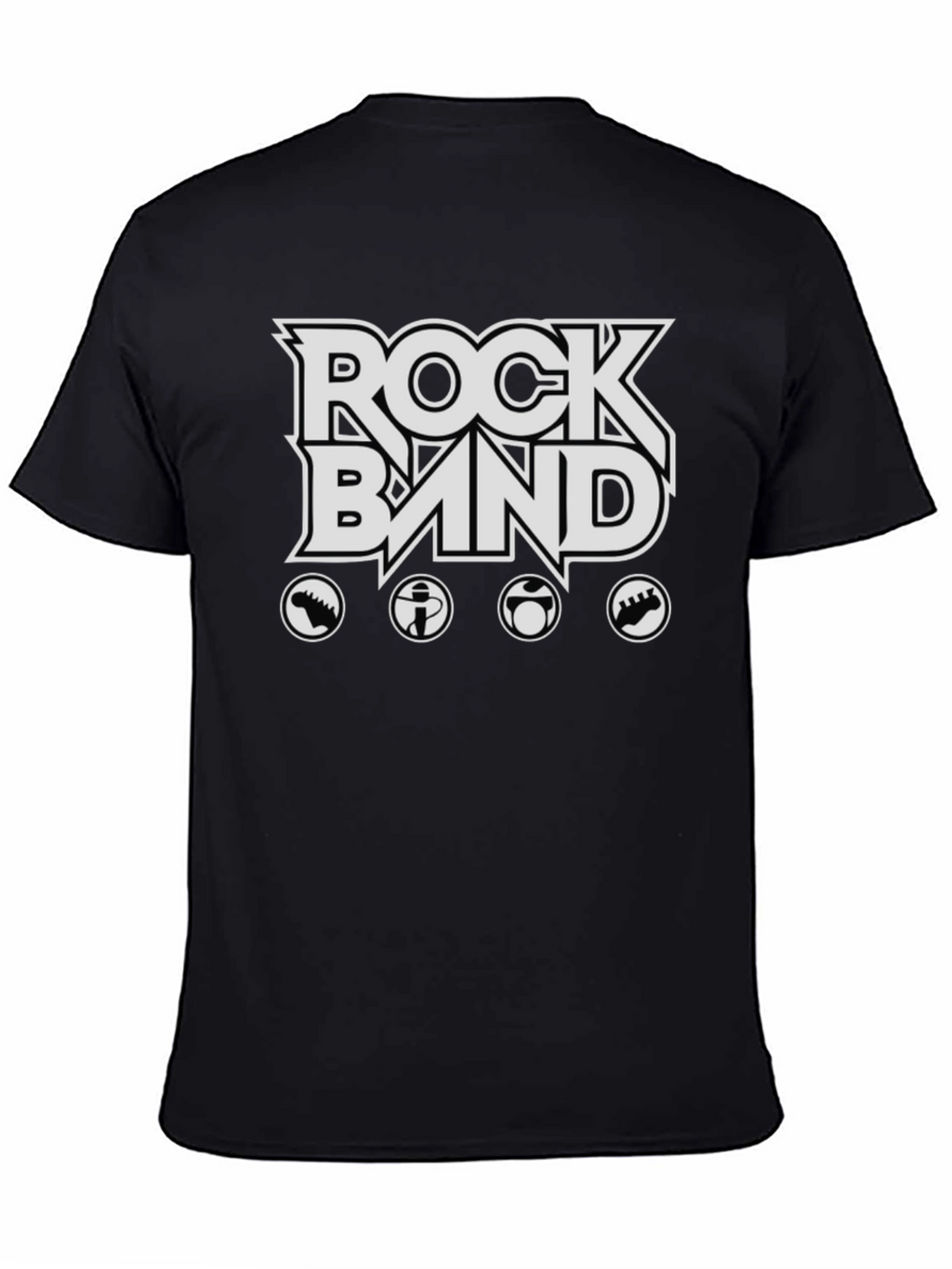 Rock Band Graphic Tee - Black