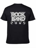 Rock Band Graphic Tee - Black