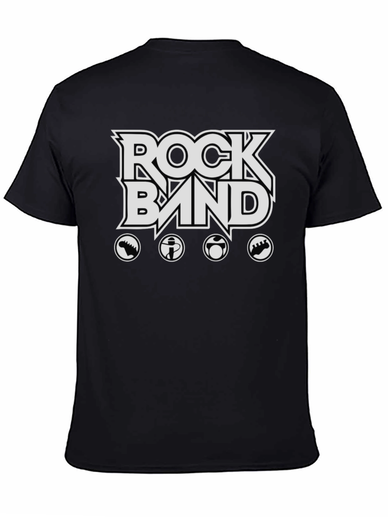Rock Band Graphic Tee - Black