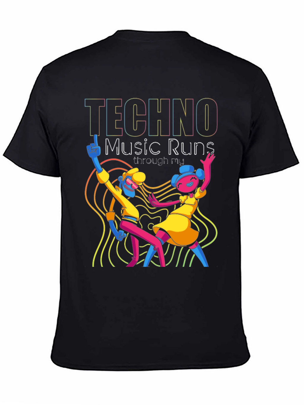 Techno Music Graphic Tee