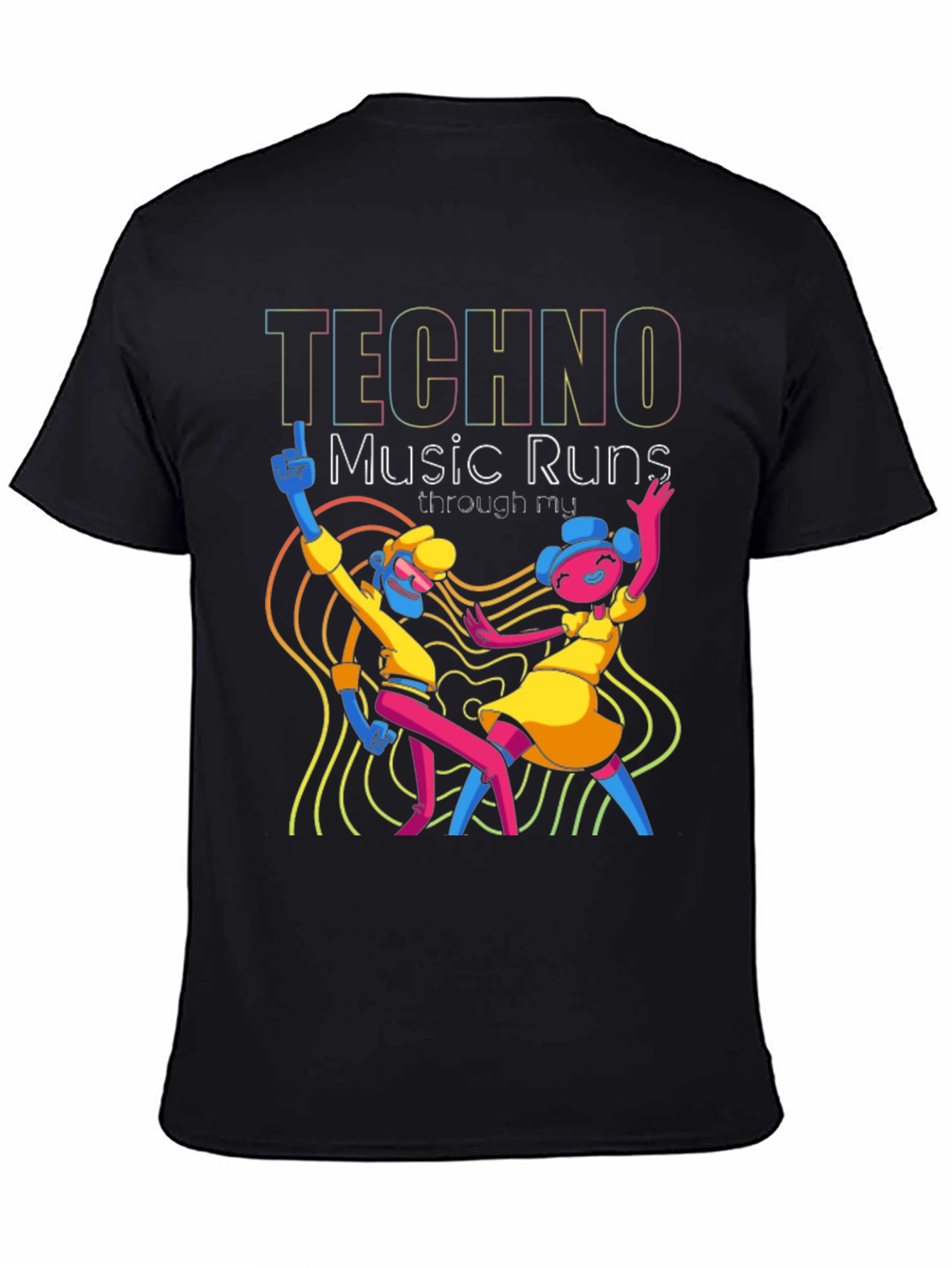 Techno Music Graphic Tee