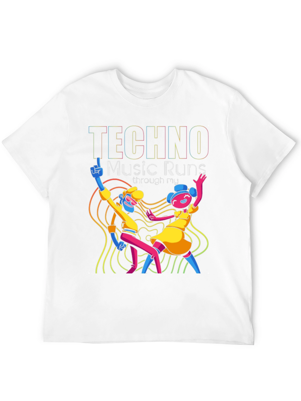 Techno Music Graphic Tee