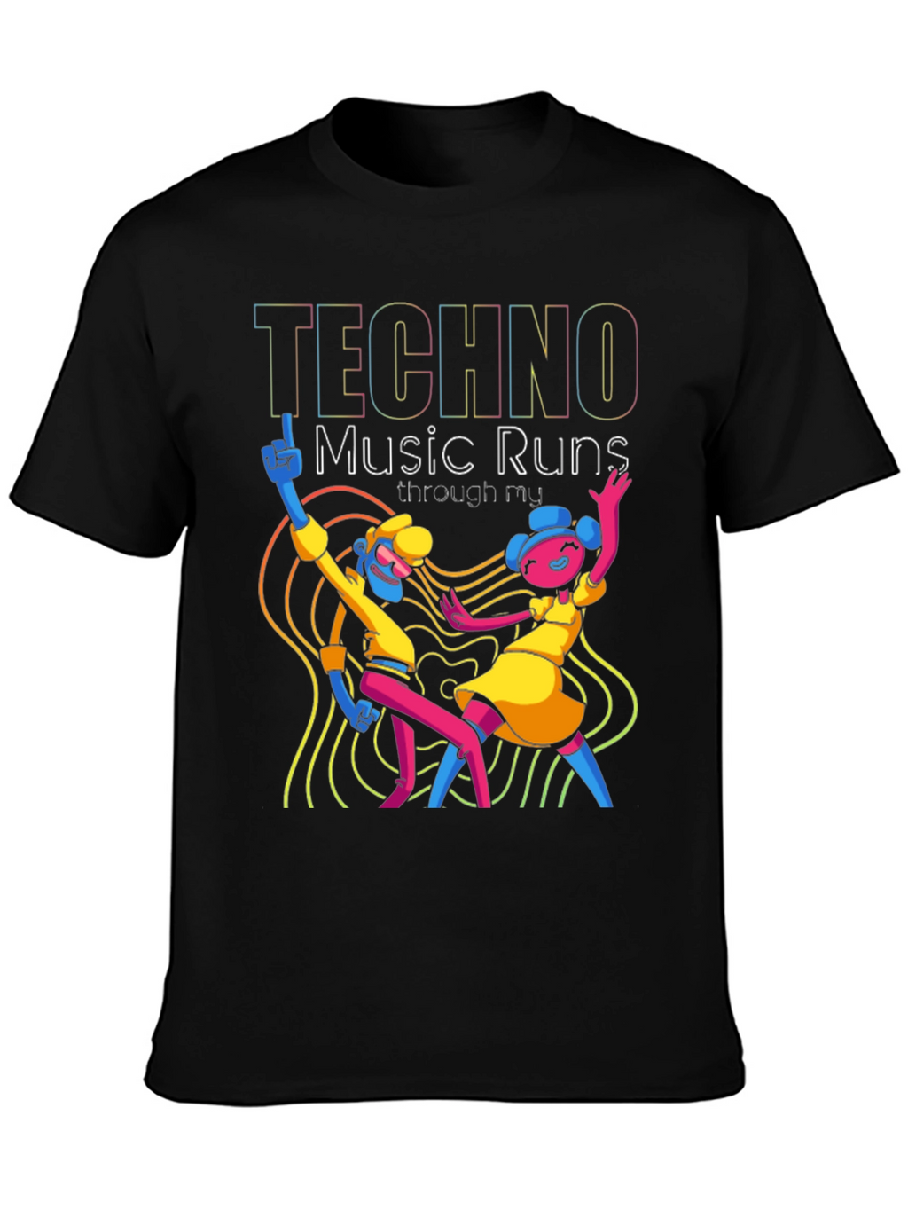 Techno Music Graphic Tee