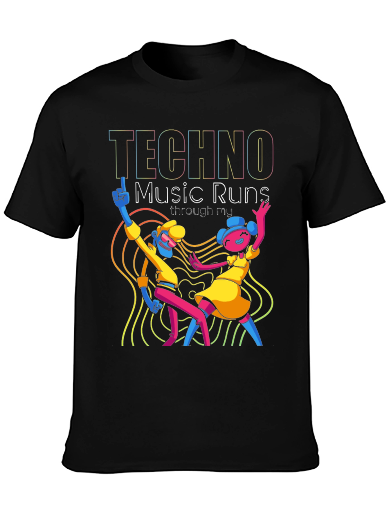 Techno Music Graphic Tee