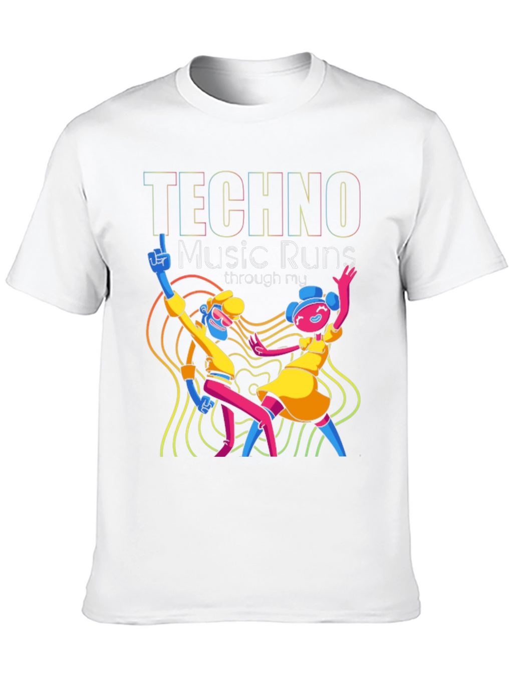 Techno Music Graphic Tee