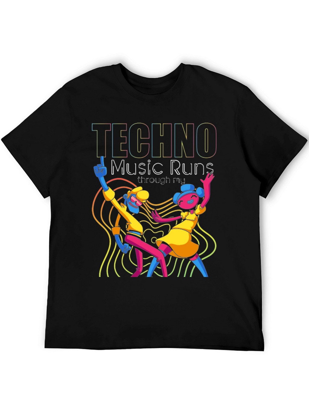 Techno Music Graphic Tee