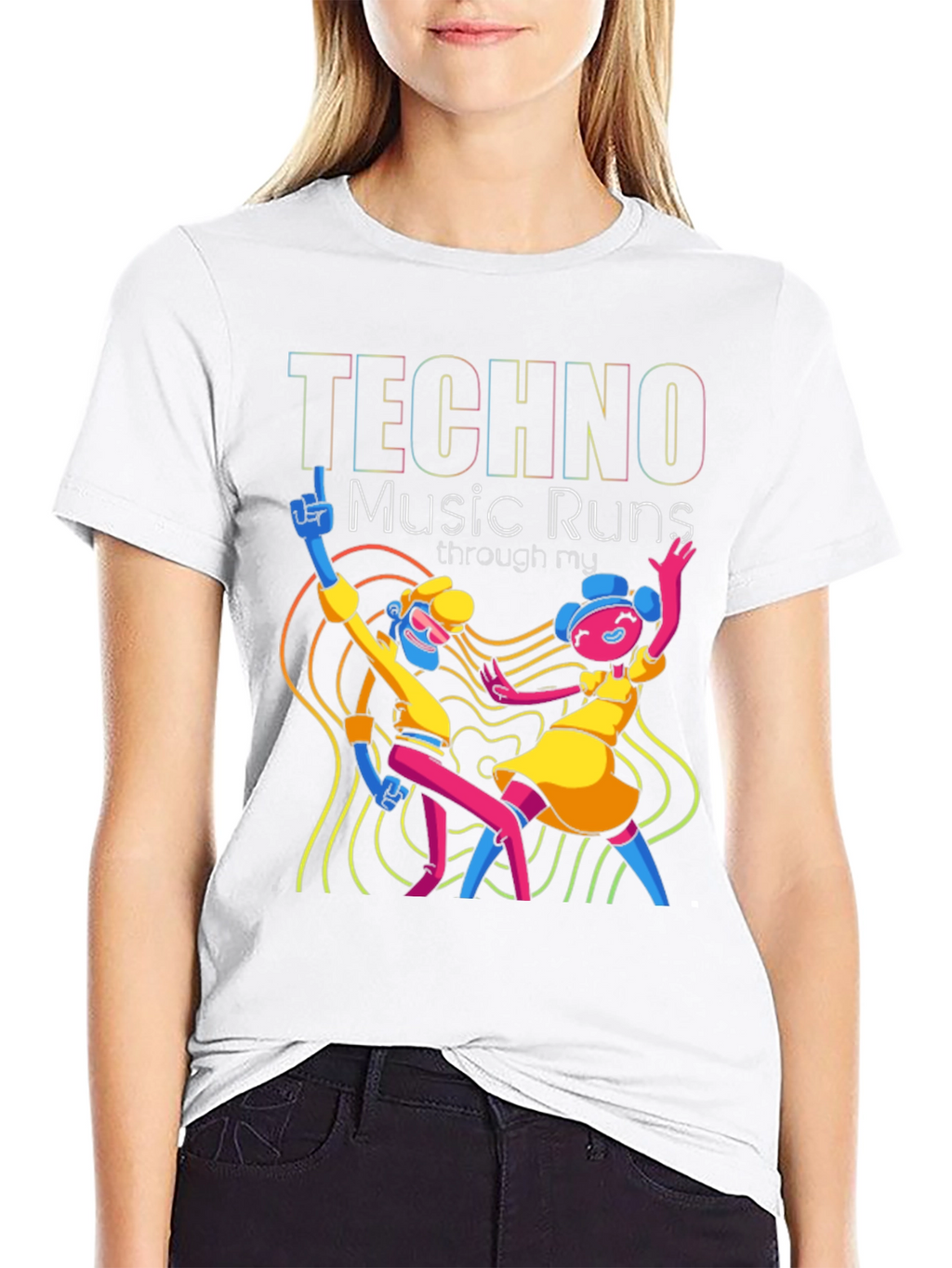 Techno Music Graphic Tee