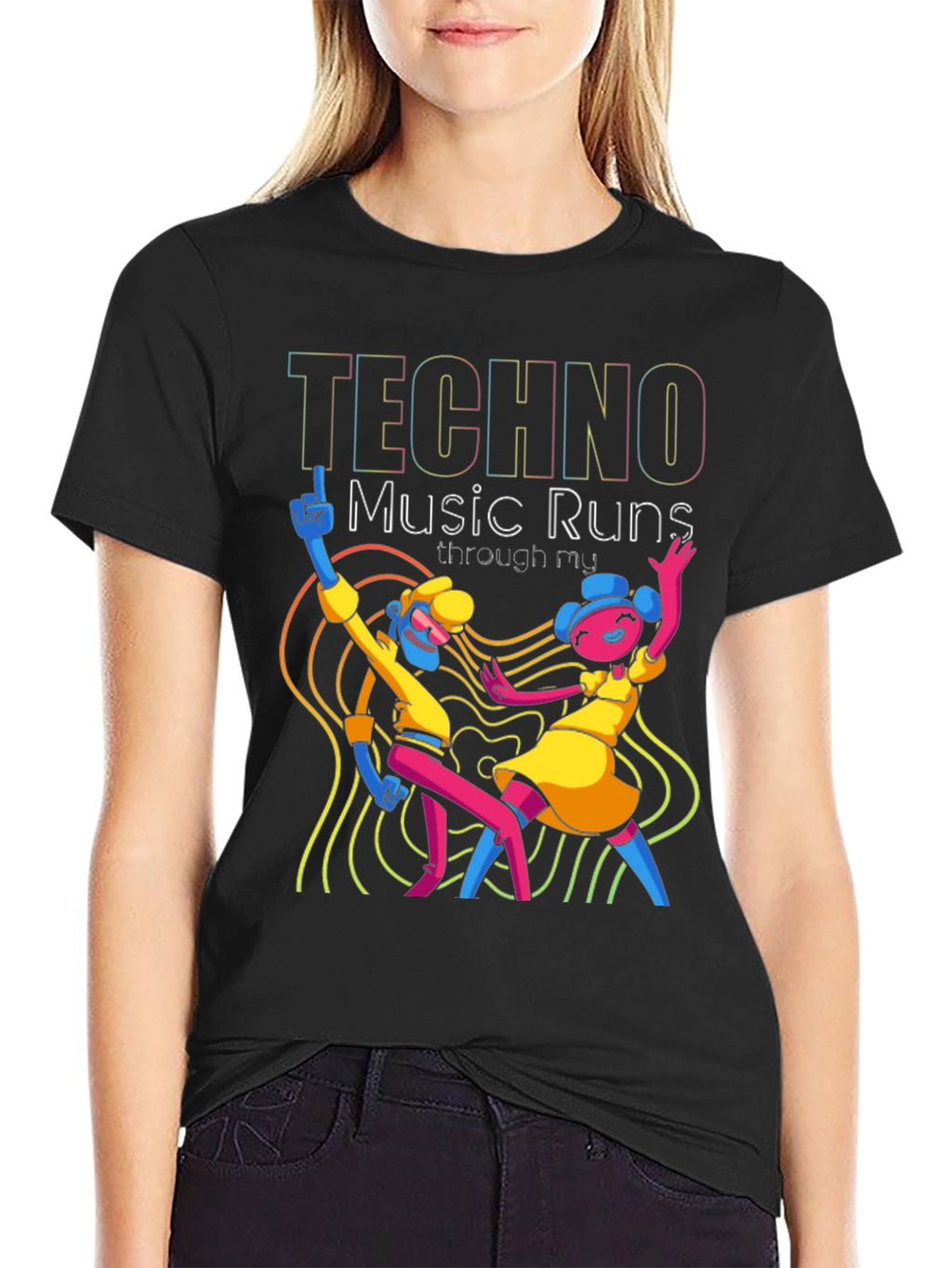 Techno Music Graphic Tee