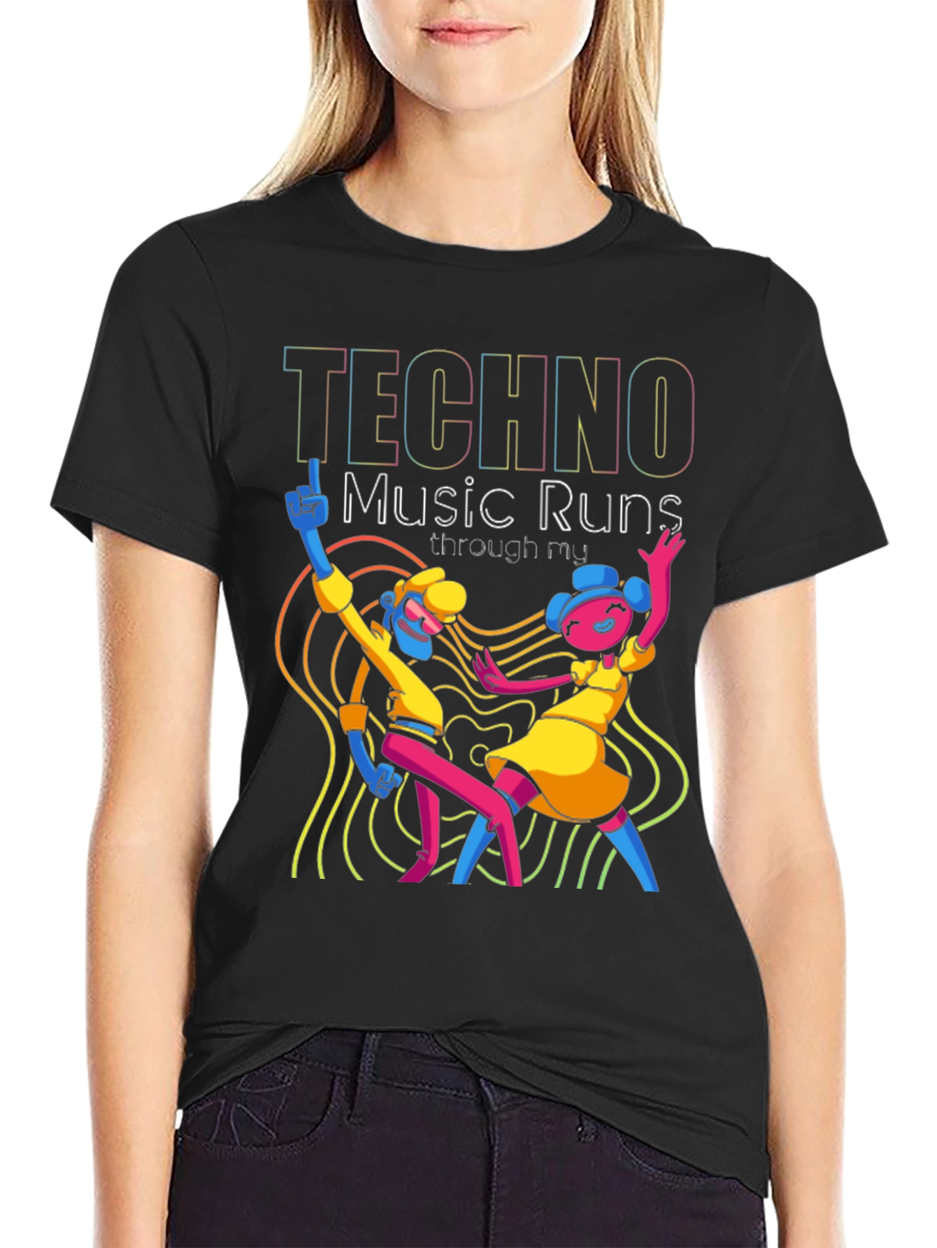 Techno Music Graphic Tee