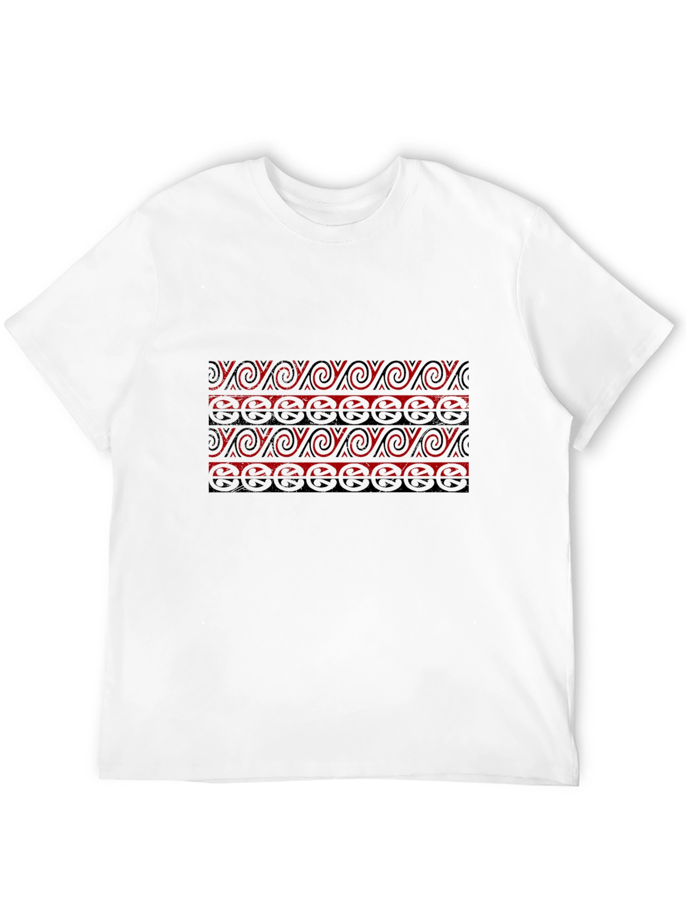 Stylish Graphic Print Black T-Shirt