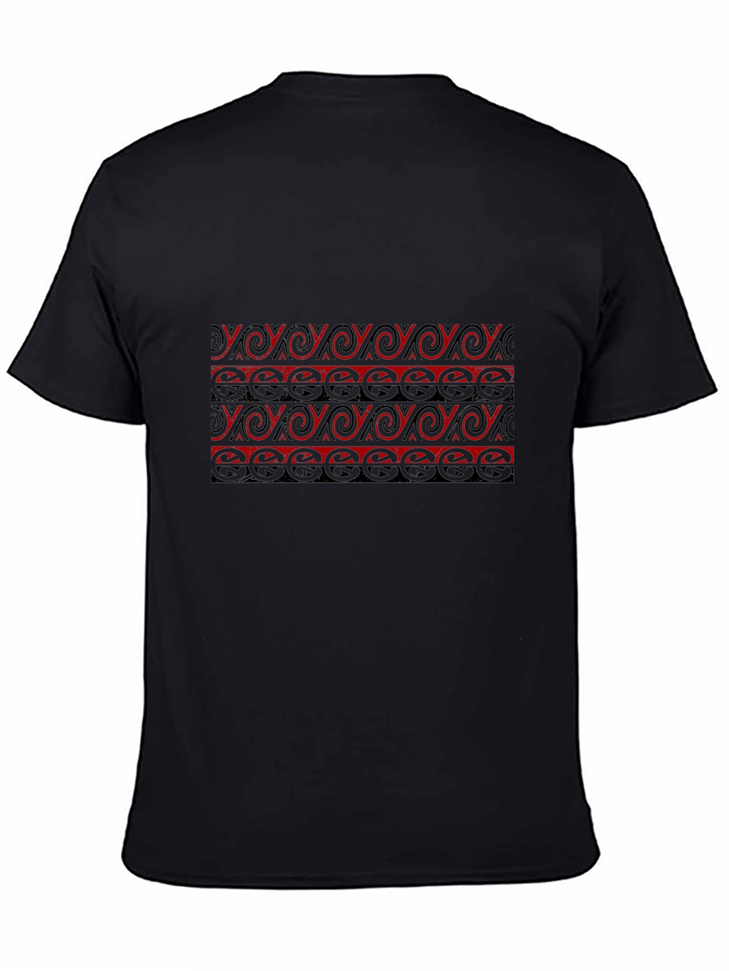 Stylish Graphic Print Black T-Shirt