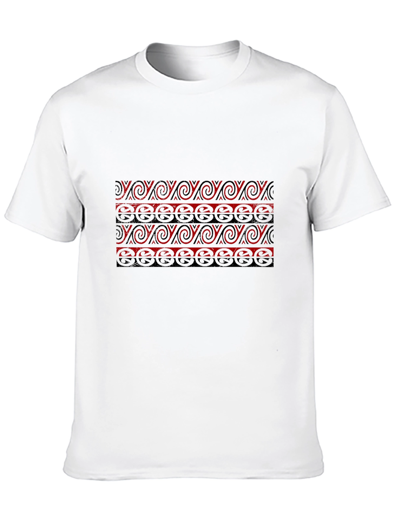 Stylish Graphic Print Black T-Shirt