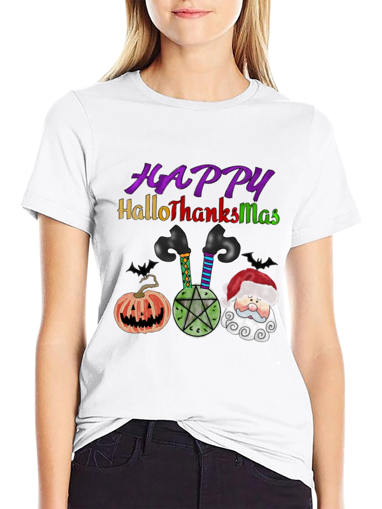 Happy HalloThanksMas T-Shirt