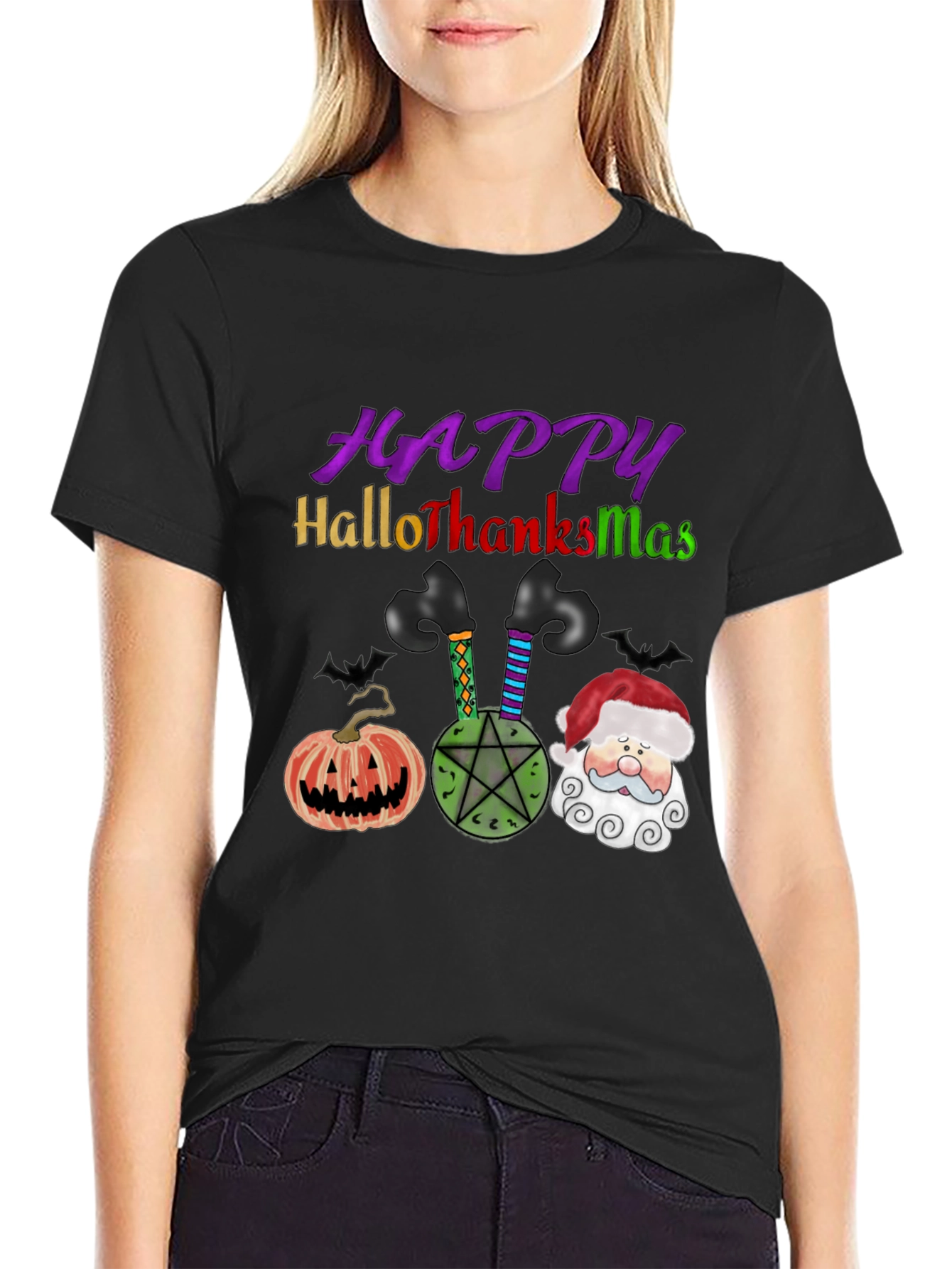 Happy HalloThanksMas T-Shirt
